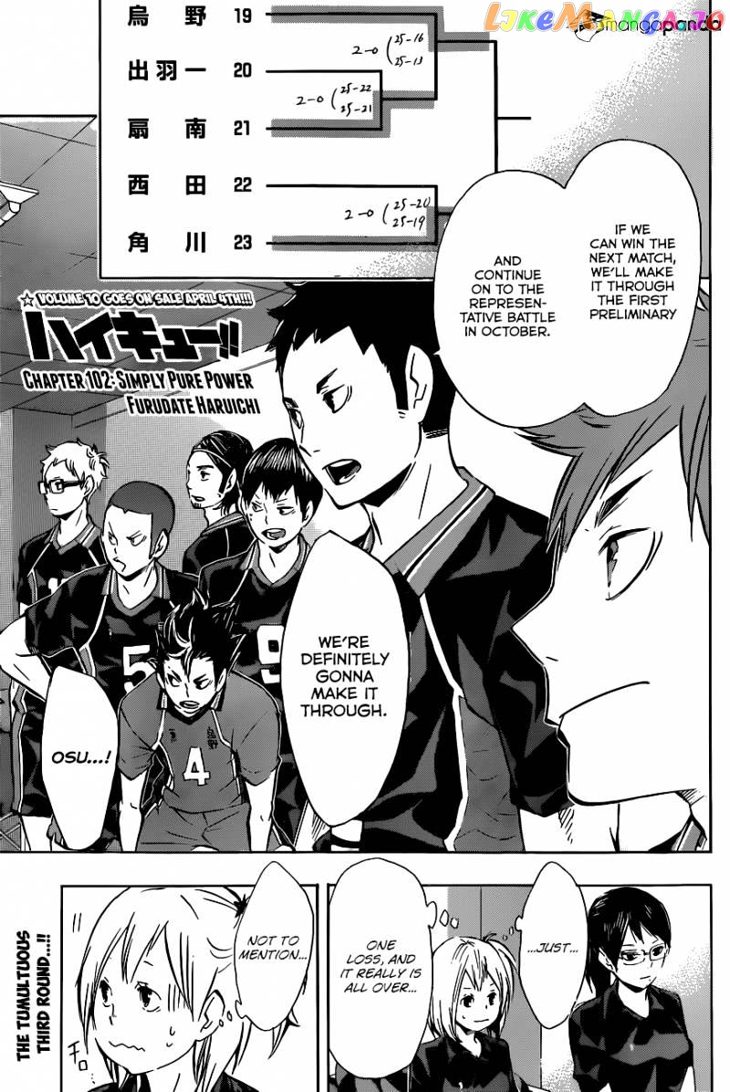 Haikyuu!! - Manga chapter 102 - page 2