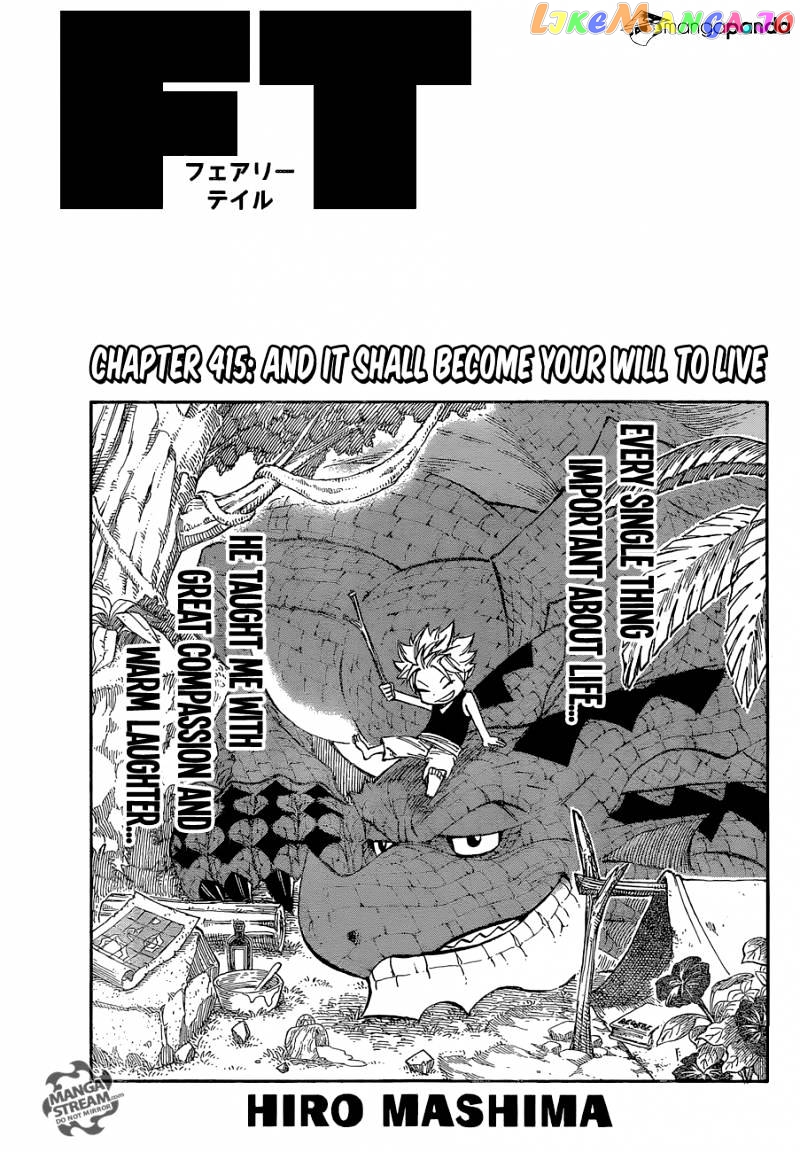 Fairy Tail chapter 415 - page 1