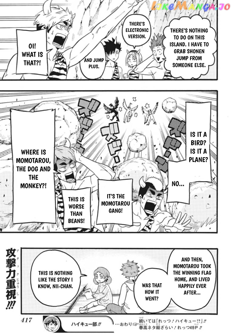 Haikyuu-bu!! chapter 35.5 - page 9