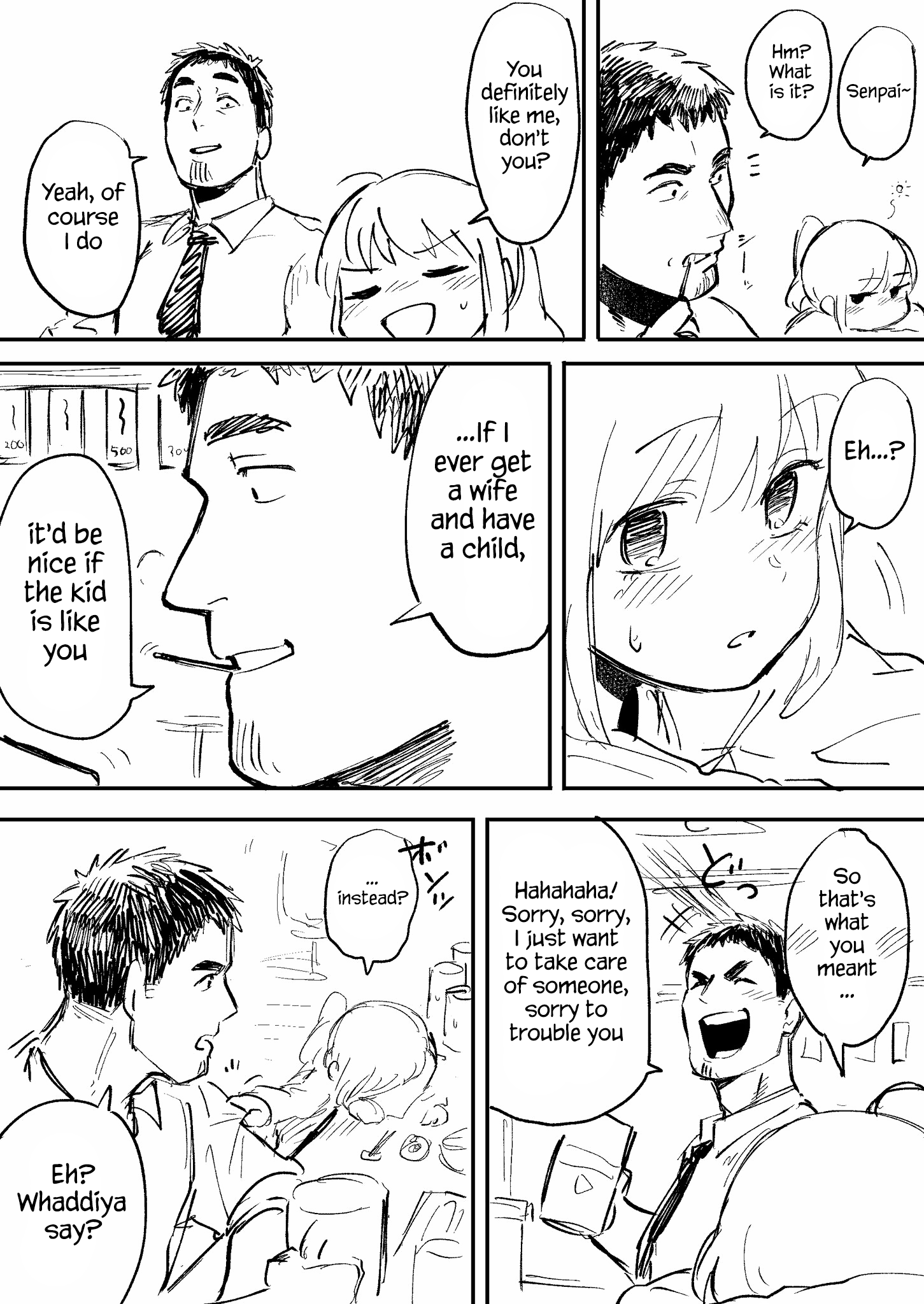 Senpai ga Urusai Kouhai no Hanashi chapter 1 - page 3