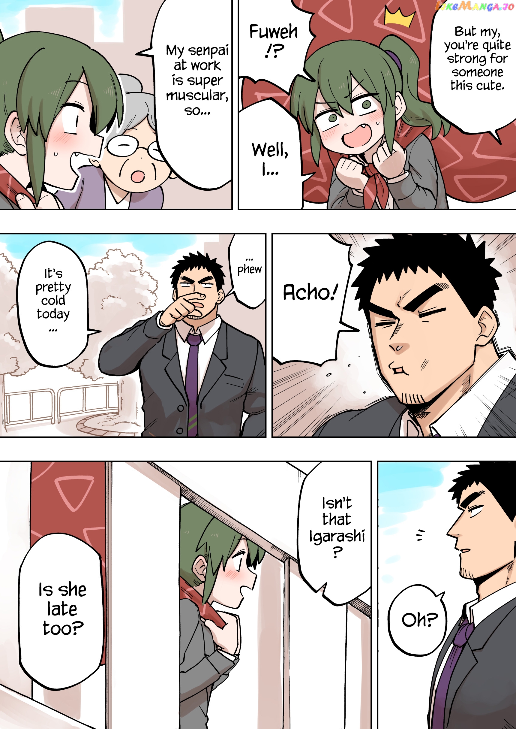 Senpai ga Urusai Kouhai no Hanashi chapter 107 - page 2