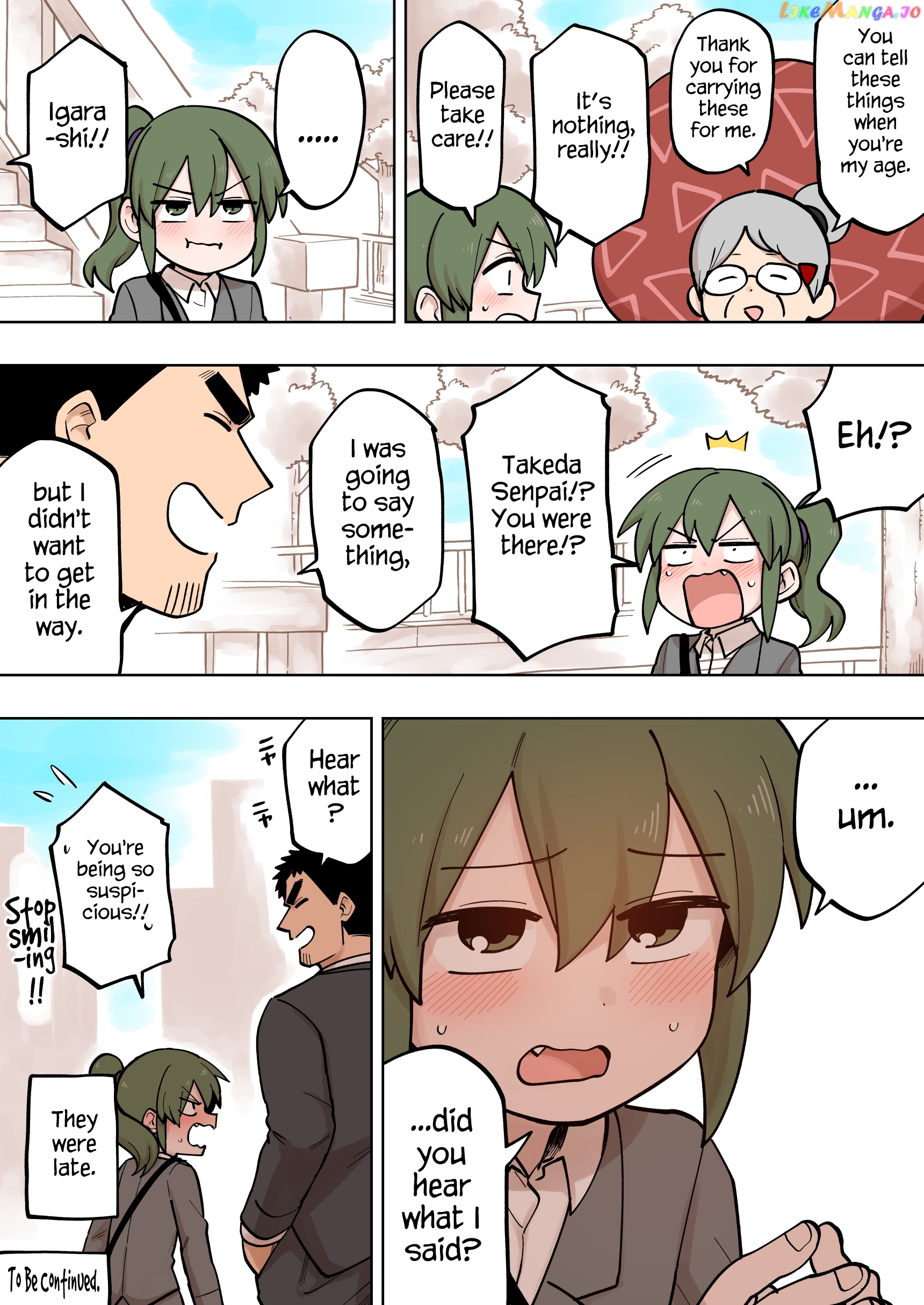 Senpai ga Urusai Kouhai no Hanashi chapter 107 - page 4