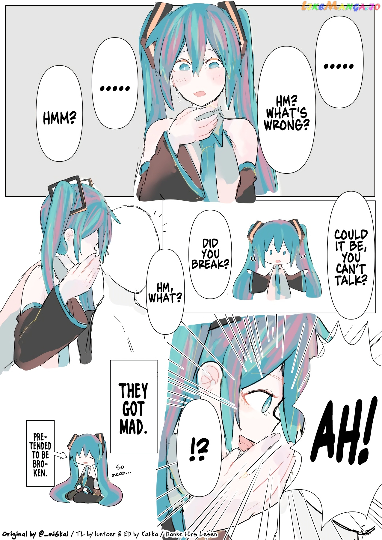 The Daily Life Of Master & Hatsune Miku chapter 1 - page 1