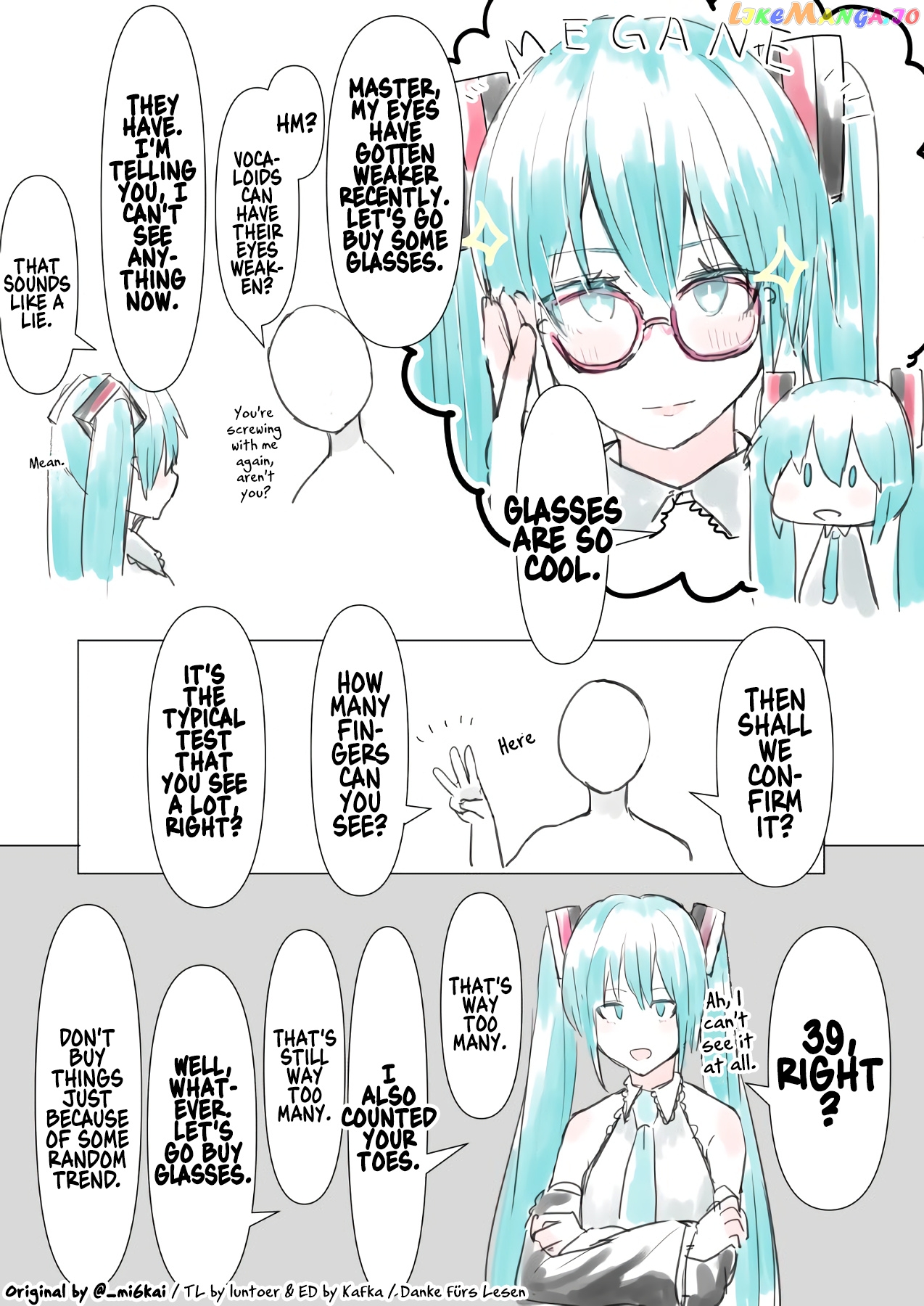 The Daily Life Of Master & Hatsune Miku chapter 2 - page 1