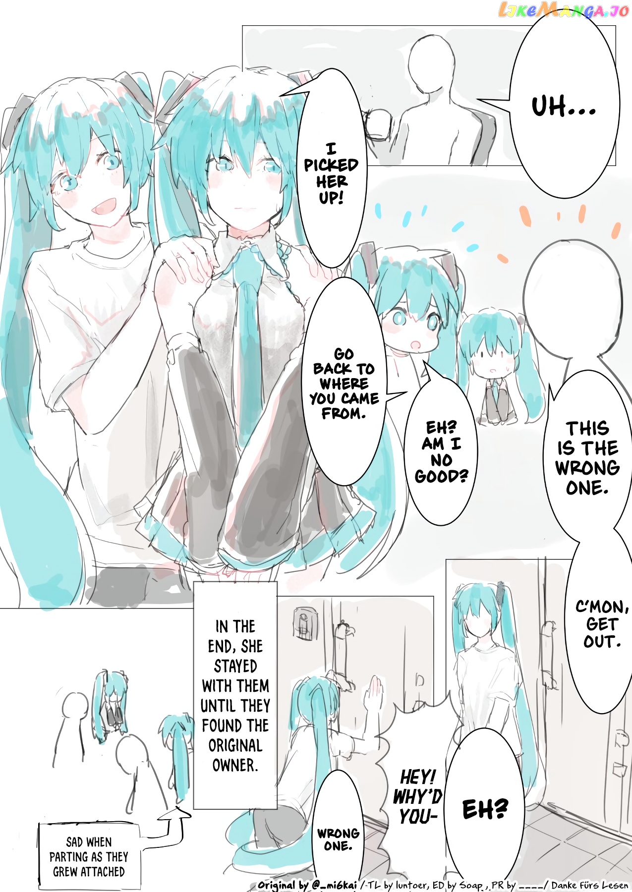 The Daily Life Of Master & Hatsune Miku chapter 13 - page 1