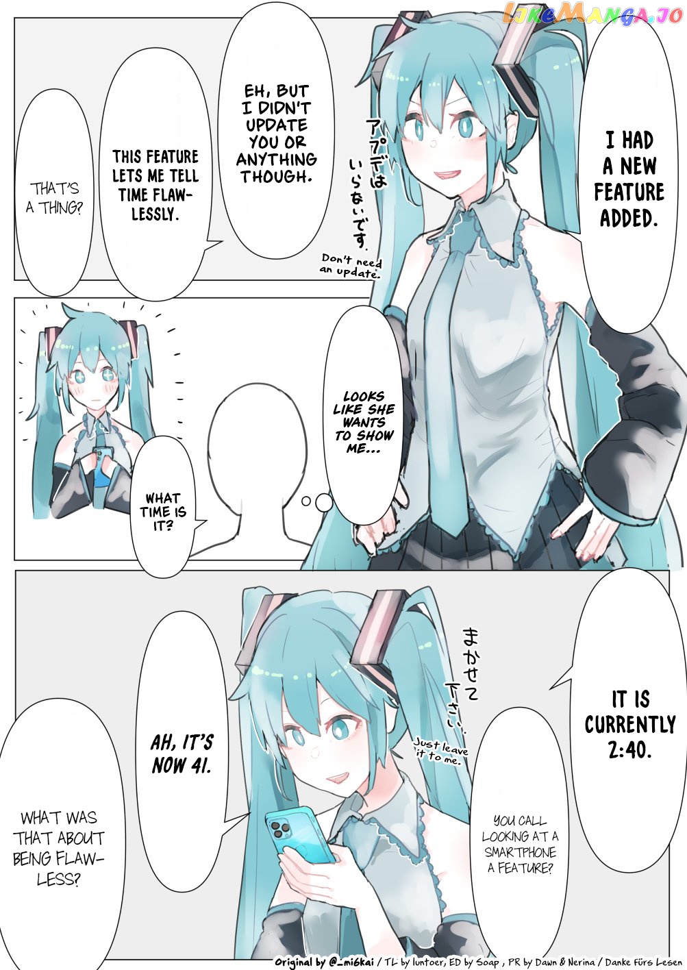 The Daily Life Of Master & Hatsune Miku chapter 16 - page 1
