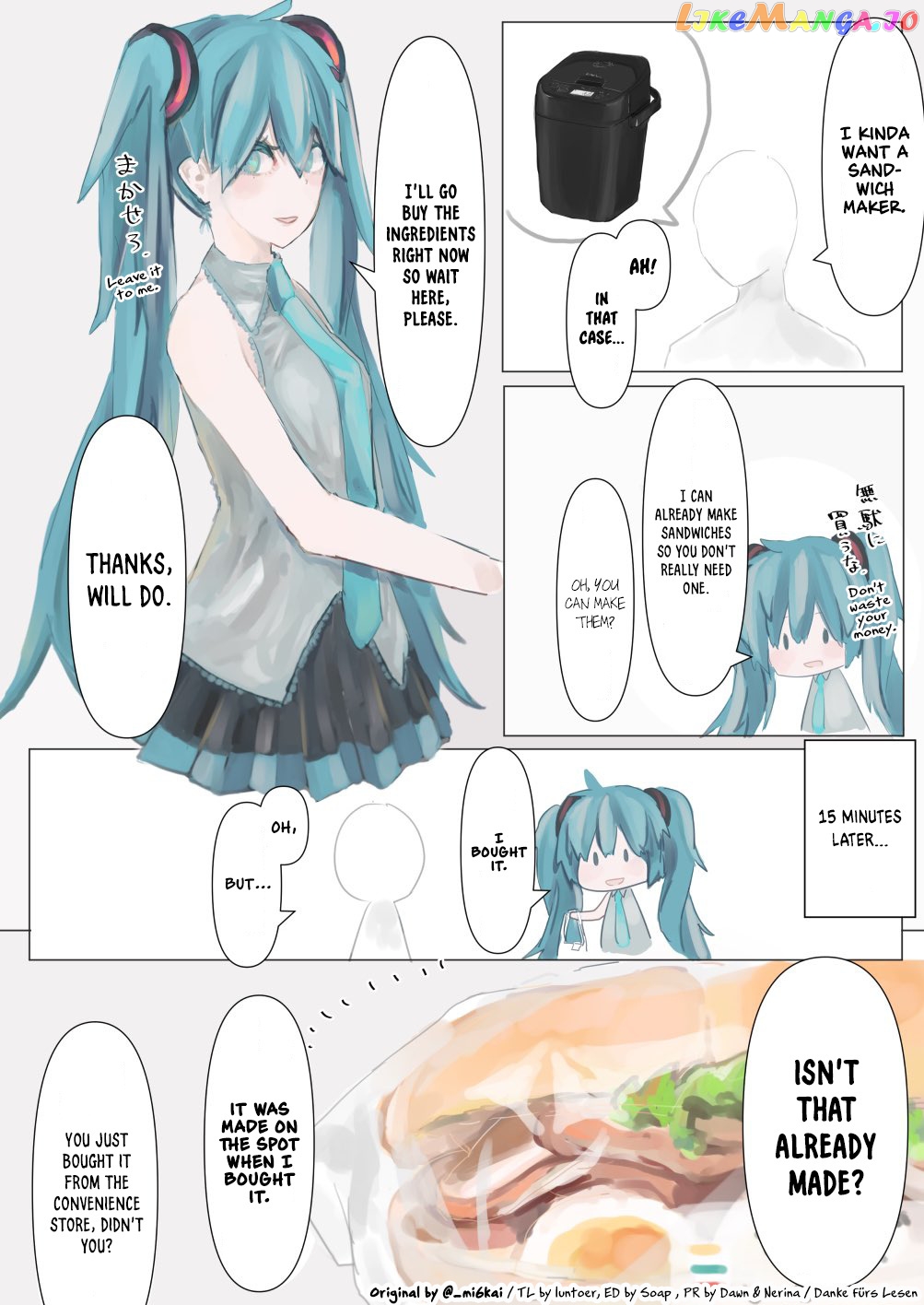 The Daily Life Of Master & Hatsune Miku chapter 19 - page 1