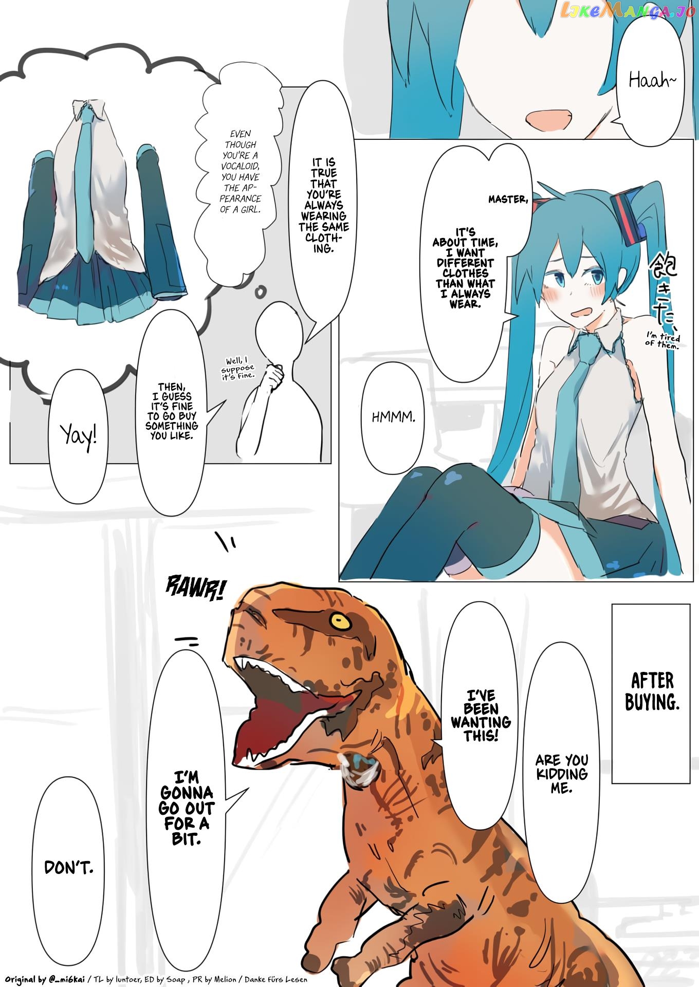 The Daily Life Of Master & Hatsune Miku chapter 23 - page 1