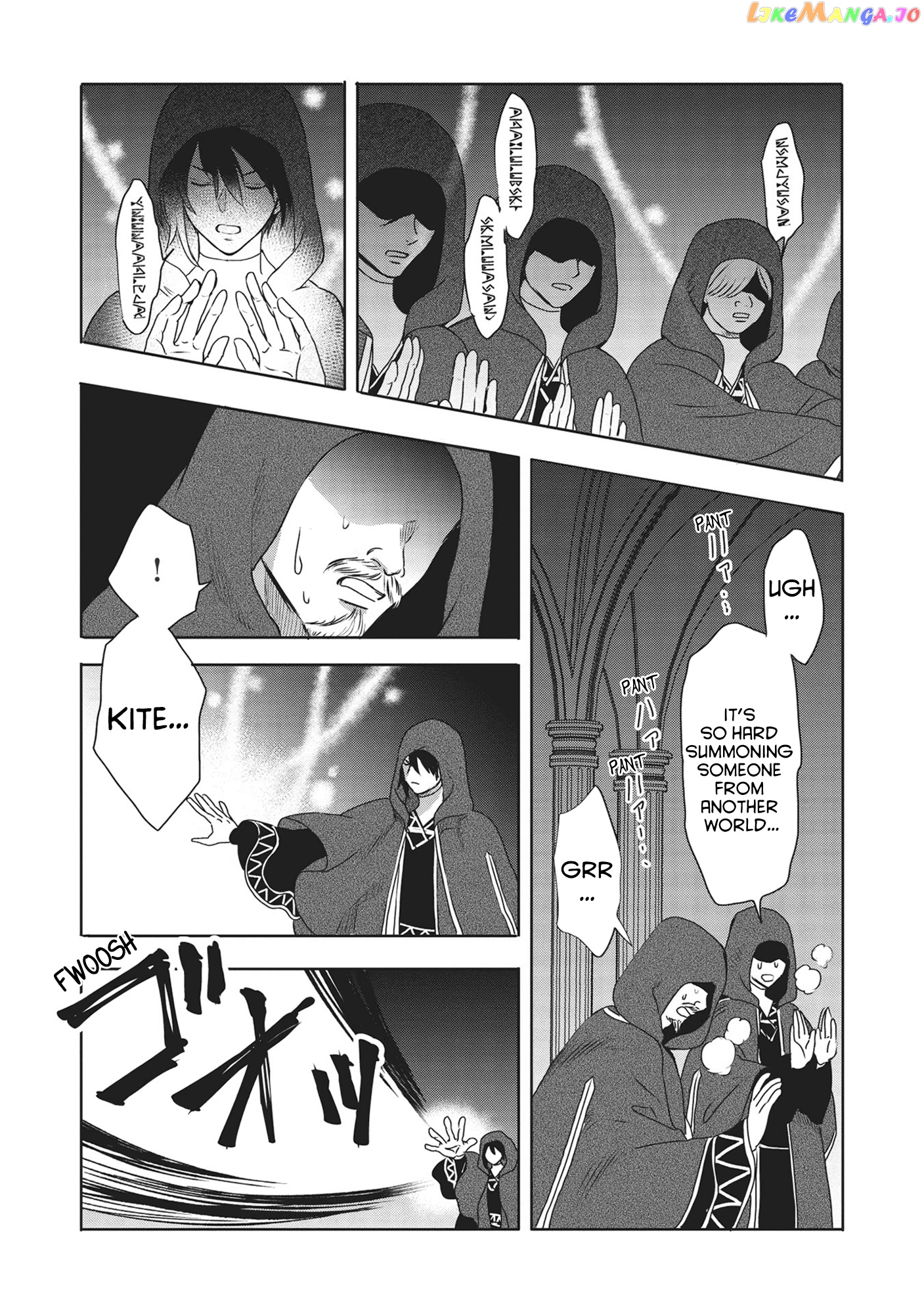 KURO NO KENJA HA KAGE WO ORU chapter 1 - page 22