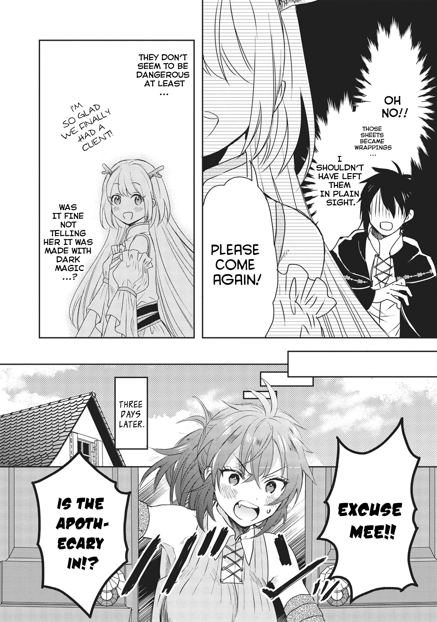 KURO NO KENJA HA KAGE WO ORU chapter 3 - page 8