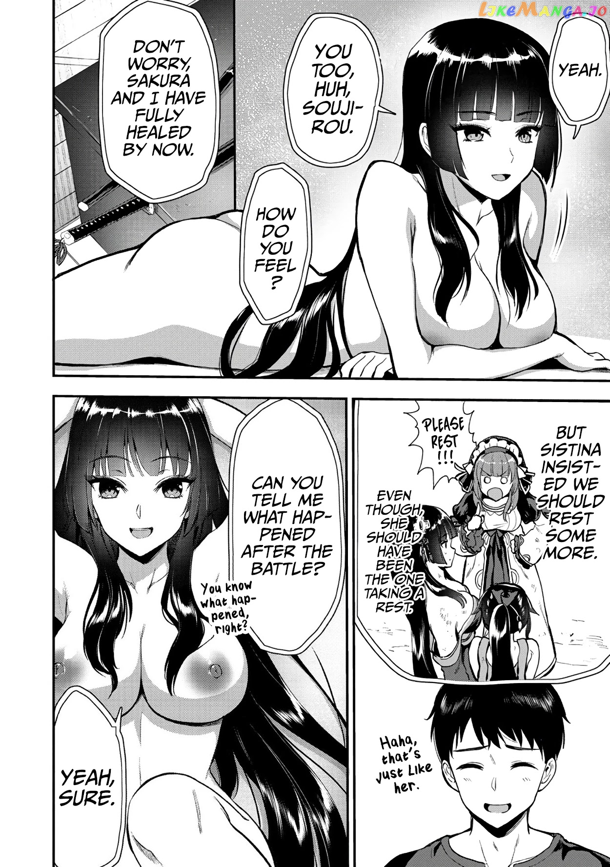 The Cursed Sword Master’s Harem Life By The Sword, For The Sword, Cursed Sword Master chapter 19 - page 12