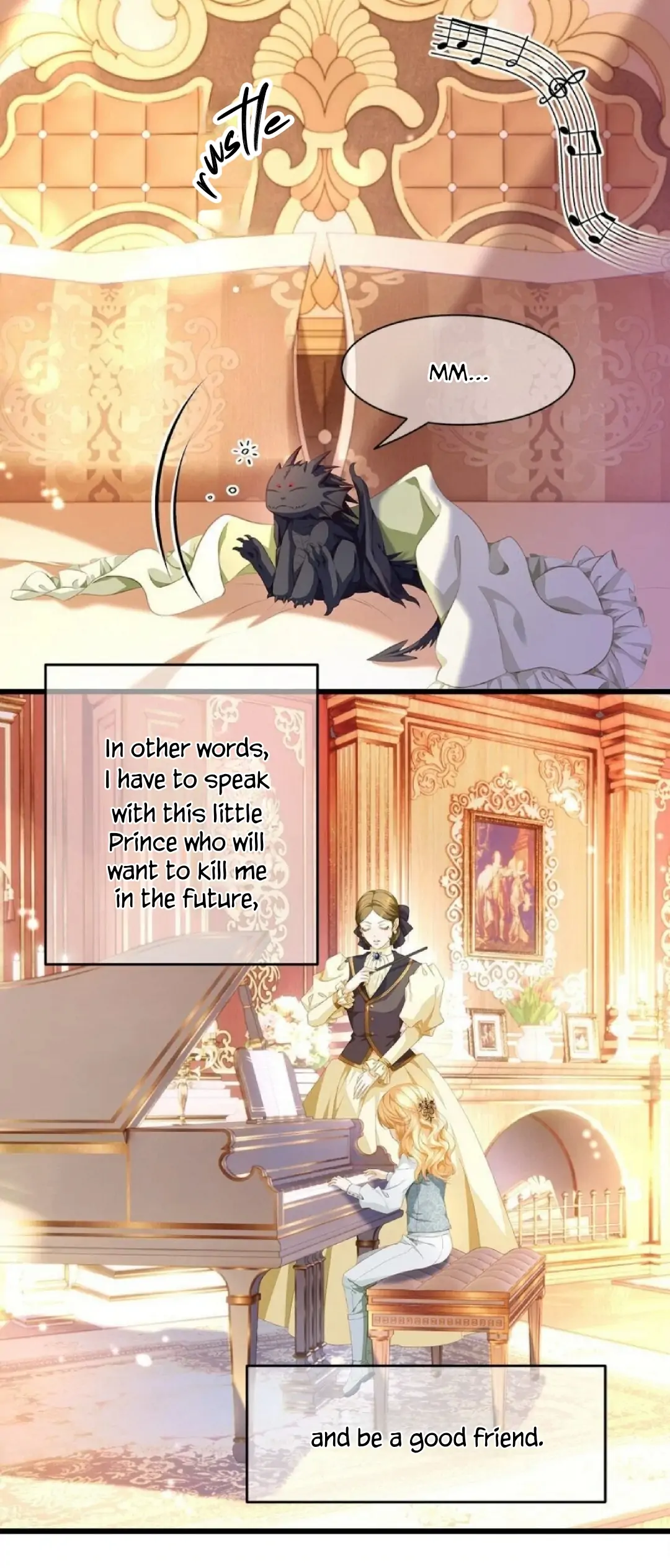 I Was Reborn as His Highness the Prince's Little Evil Dragon Chapter 4 - page 3