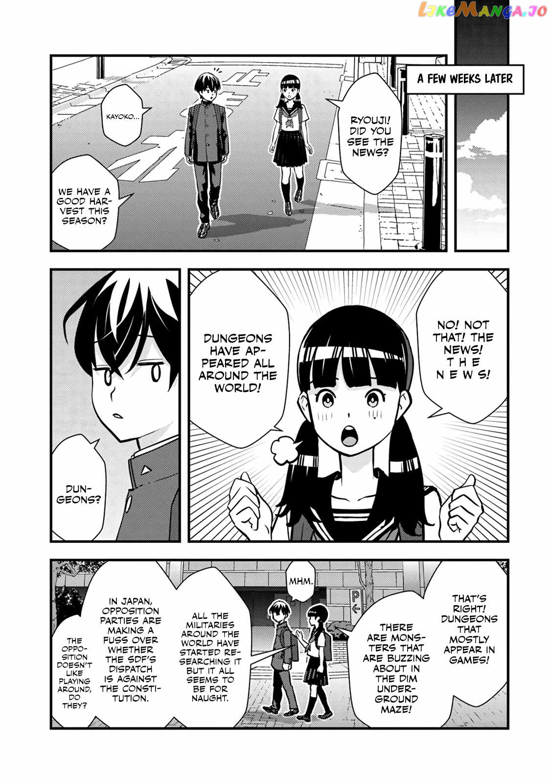 The Hero Returns From Another World, Becomes An Influencer, And Earns Money In The Real World, Where Dungeons Have Appeared! chapter 1 - page 55