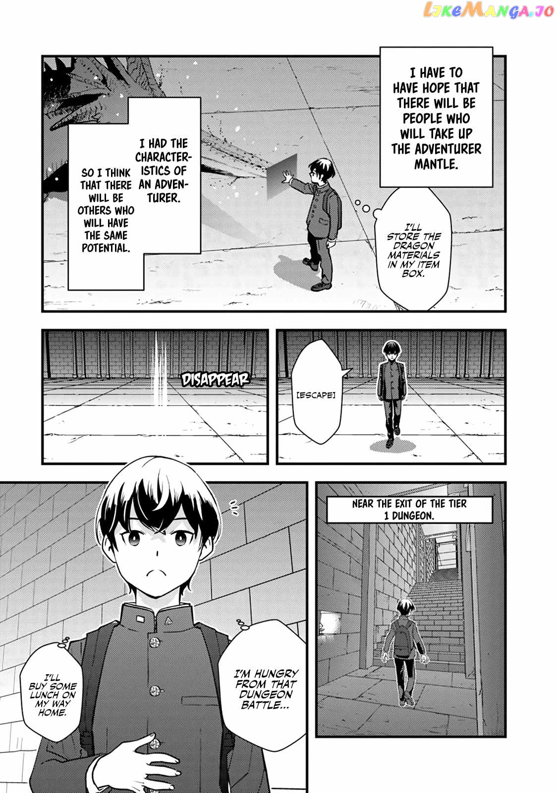 The Hero Returns From Another World, Becomes An Influencer, And Earns Money In The Real World, Where Dungeons Have Appeared! chapter 1 - page 64