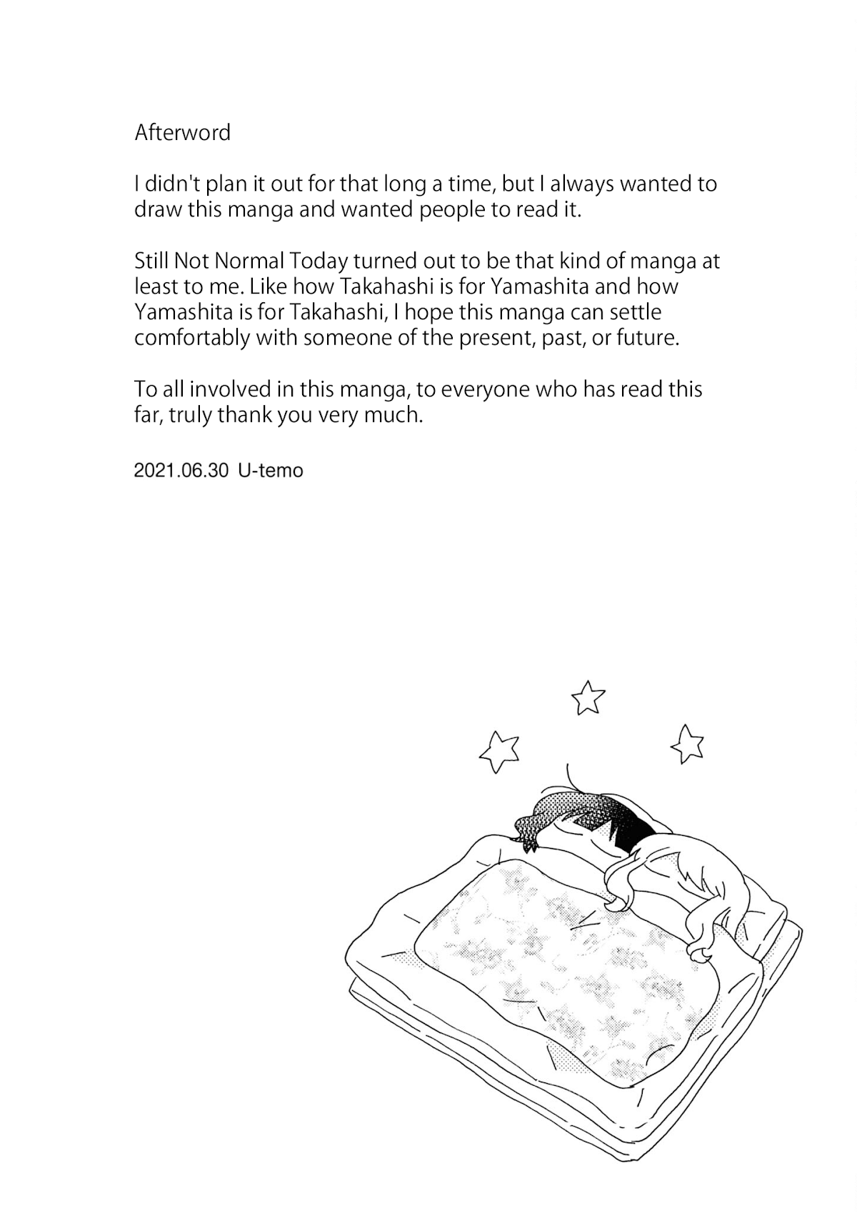 Kyou wa Mada Futsuu ni Narenai chapter 18.1 - page 10
