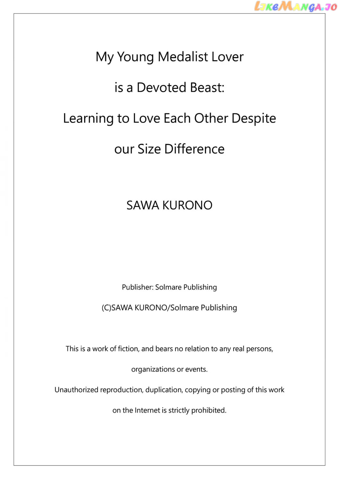 My Young Medalist Lover Is a Devoted Beast: Learning to Love Each Other Despite Our Size Difference Chapter 13 - page 30