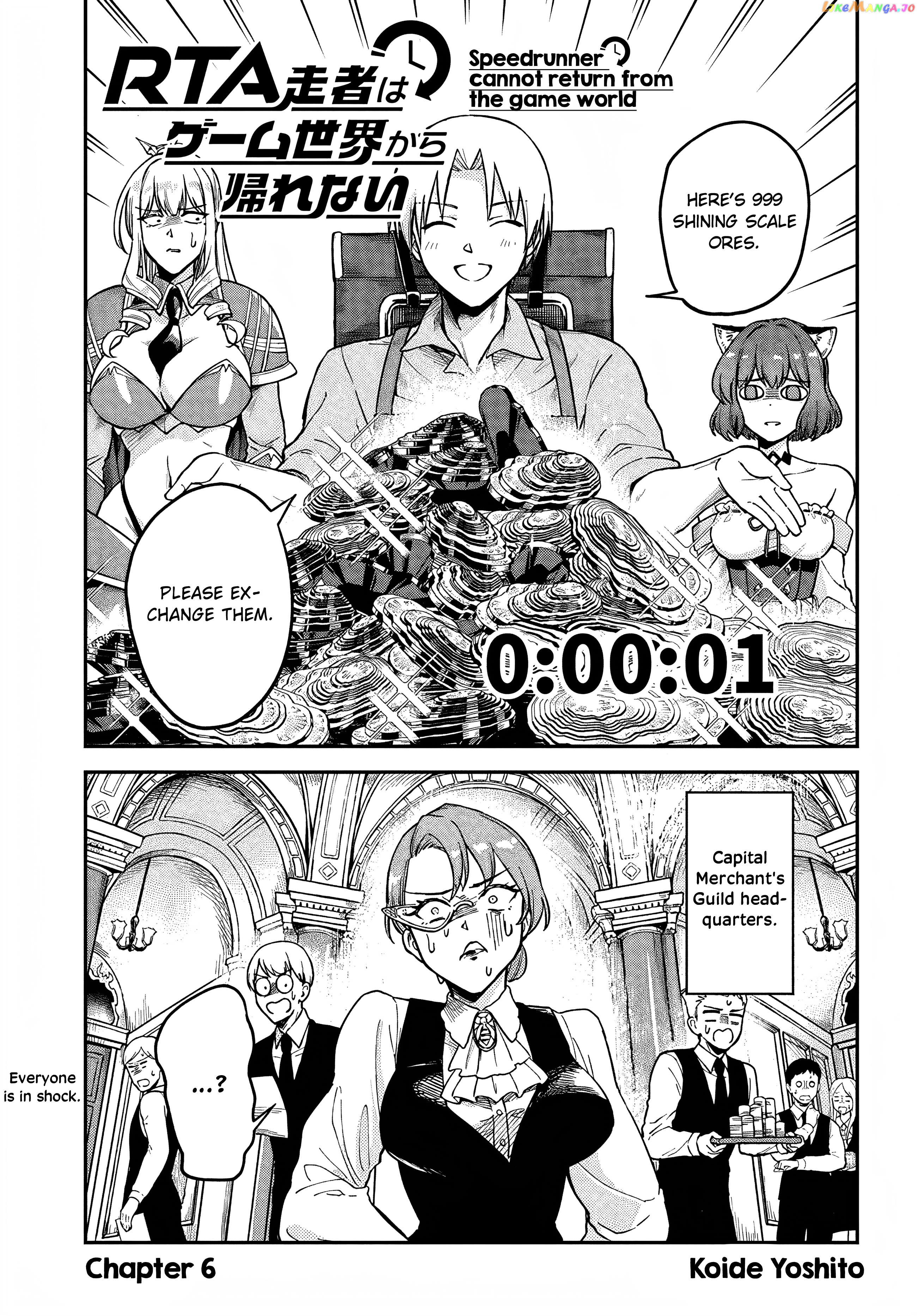 Rta Sousha Wa Game Sekai Kara Kaerenai chapter 6 - page 1