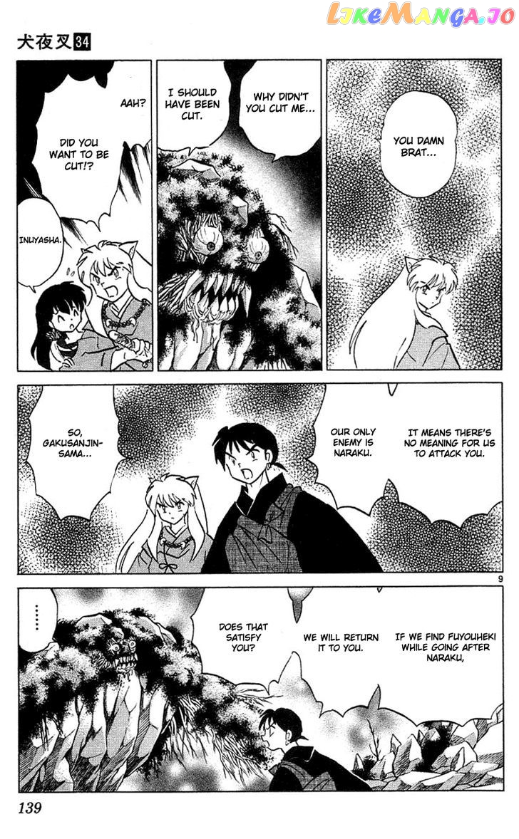 InuYasha - Manga Chapter 336 - page 9
