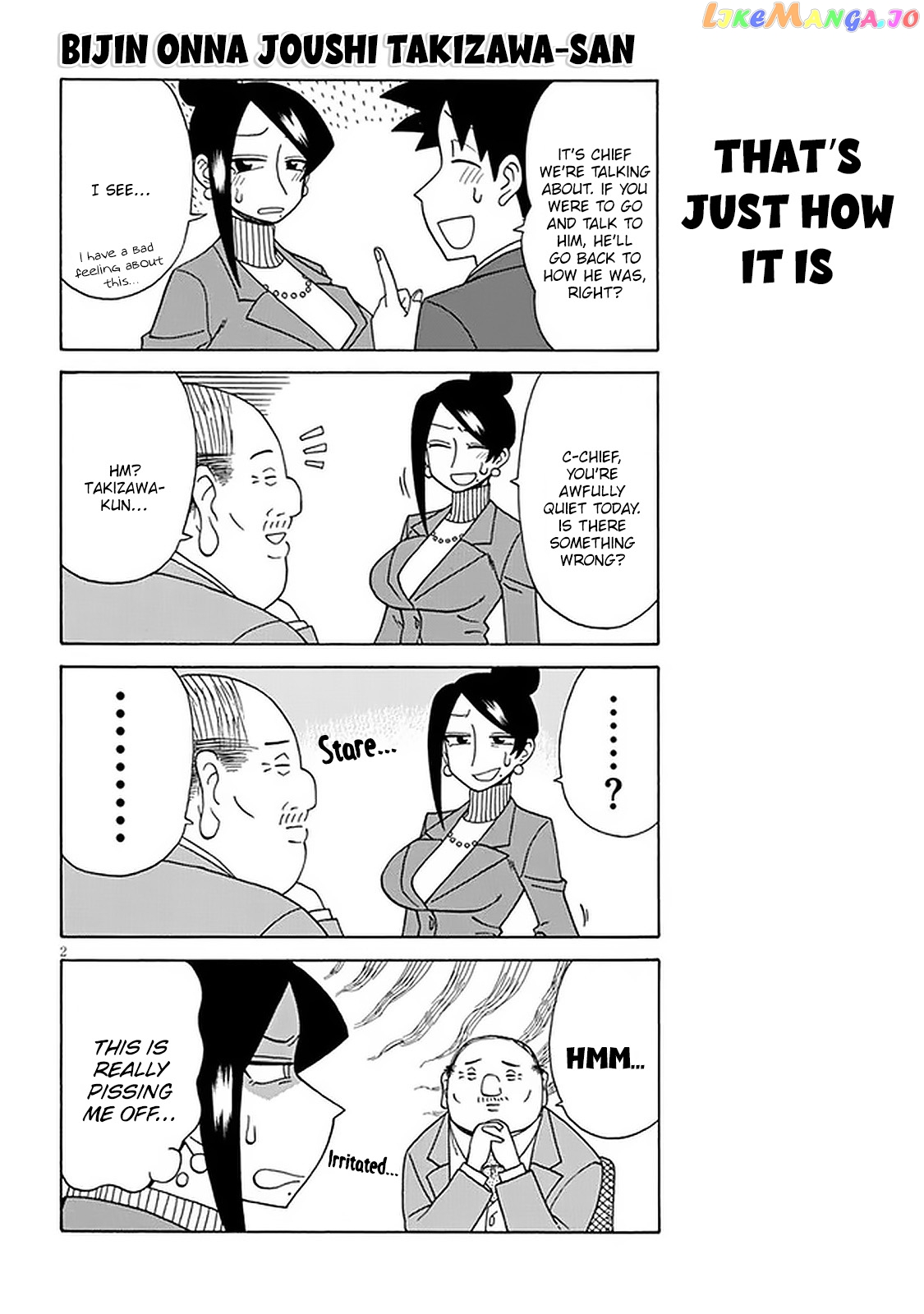 Bijin Onna Joushi Takizawa-san chapter 105 - page 2