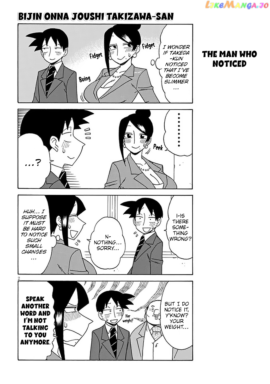 Bijin Onna Joushi Takizawa-san chapter 112 - page 2