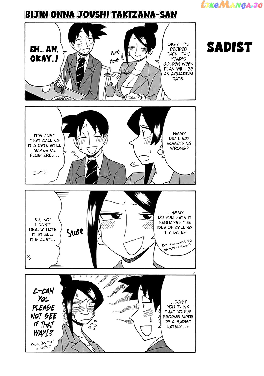 Bijin Onna Joushi Takizawa-san chapter 115 - page 3