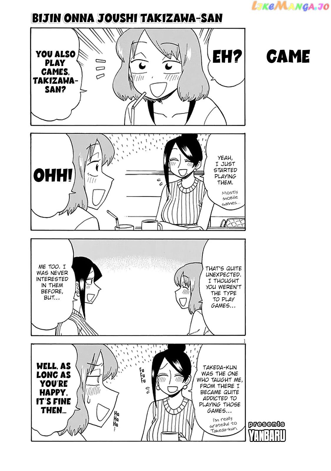 Bijin Onna Joushi Takizawa-san chapter 117 - page 1