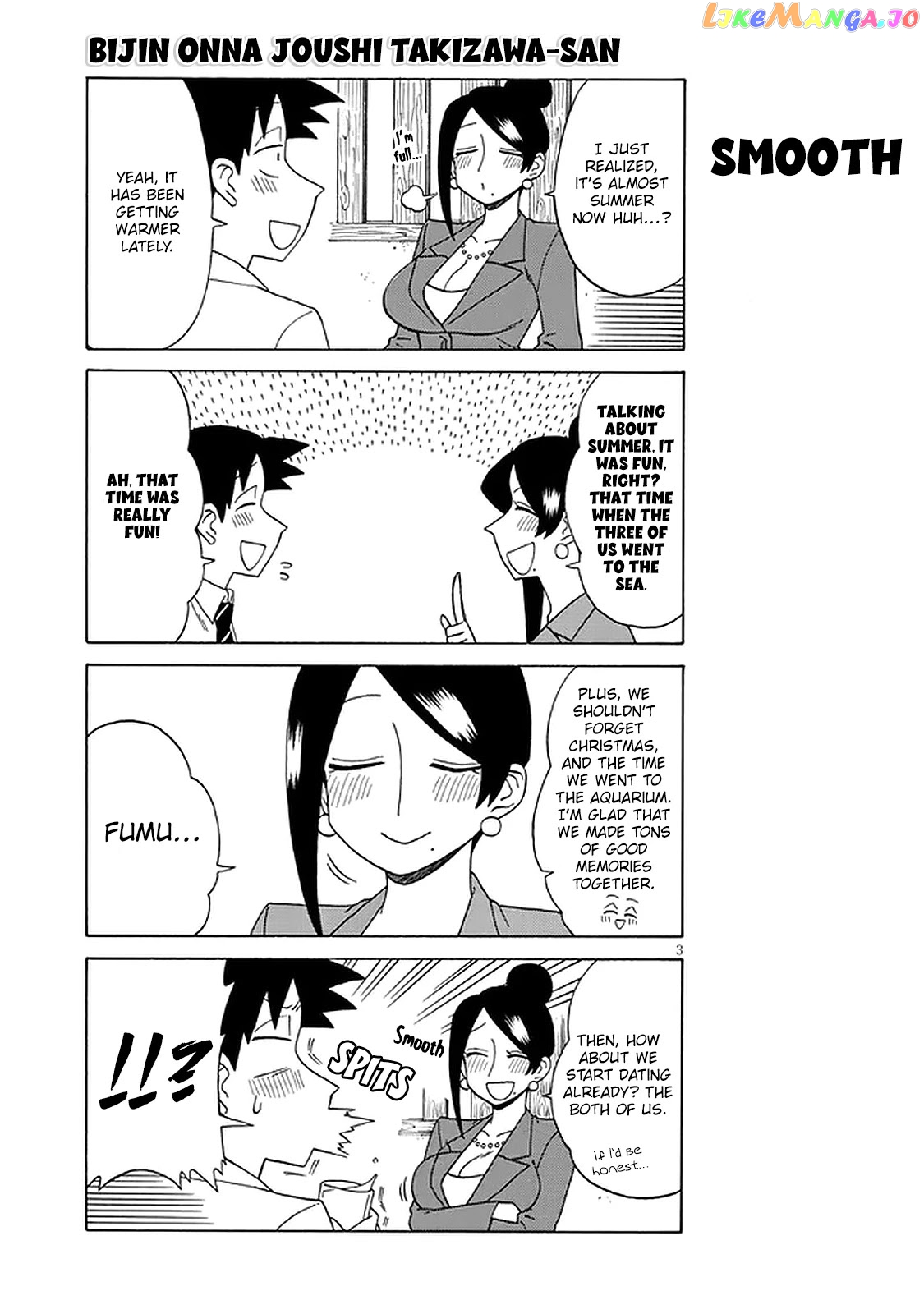 Bijin Onna Joushi Takizawa-san chapter 118 - page 3