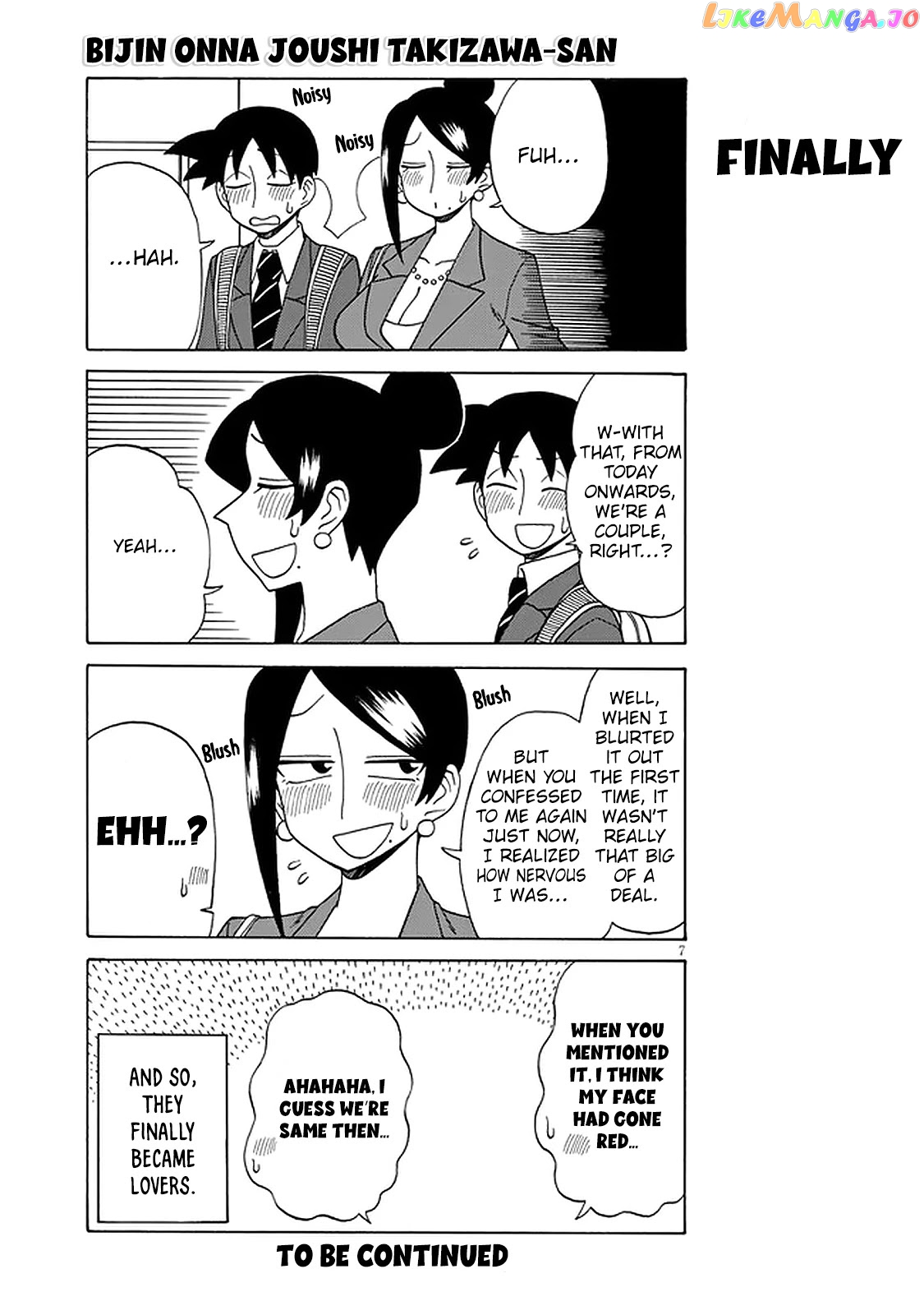 Bijin Onna Joushi Takizawa-san chapter 118 - page 7