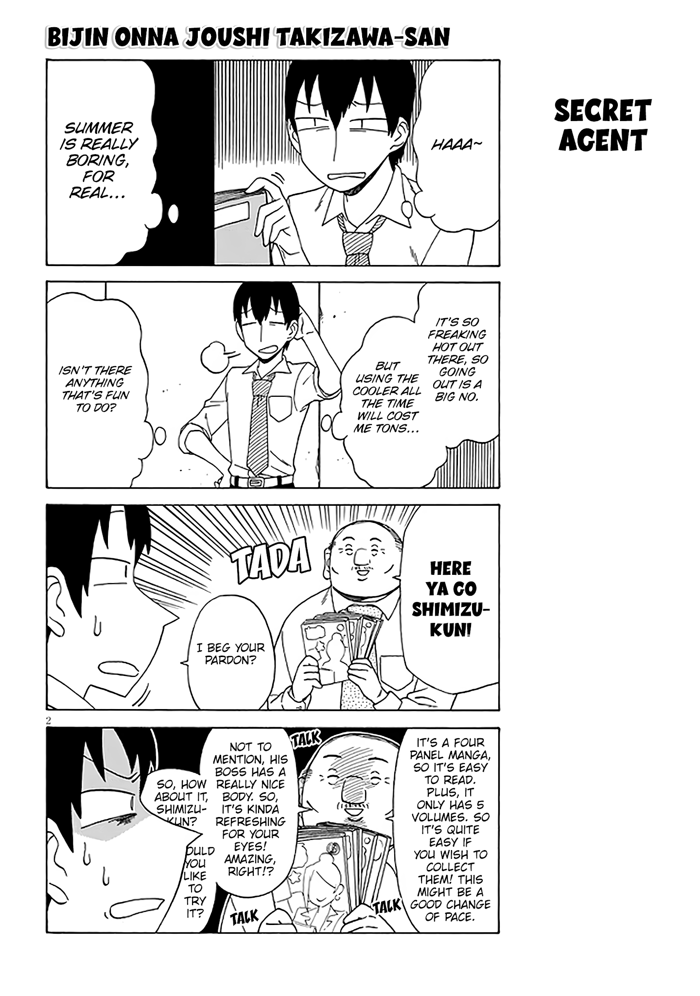 Bijin Onna Joushi Takizawa-san chapter 119.5 - page 2
