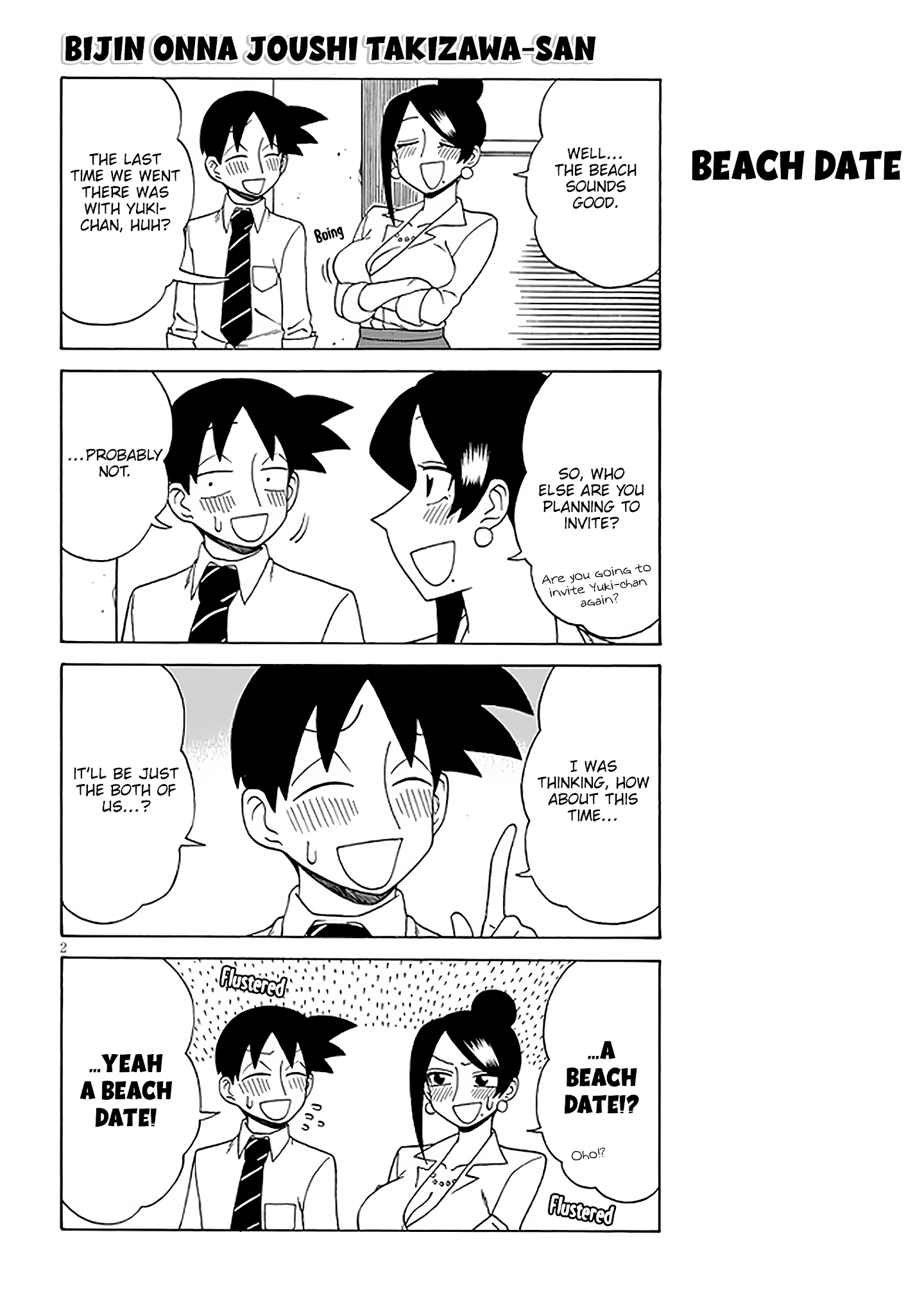 Bijin Onna Joushi Takizawa-san chapter 120 - page 2