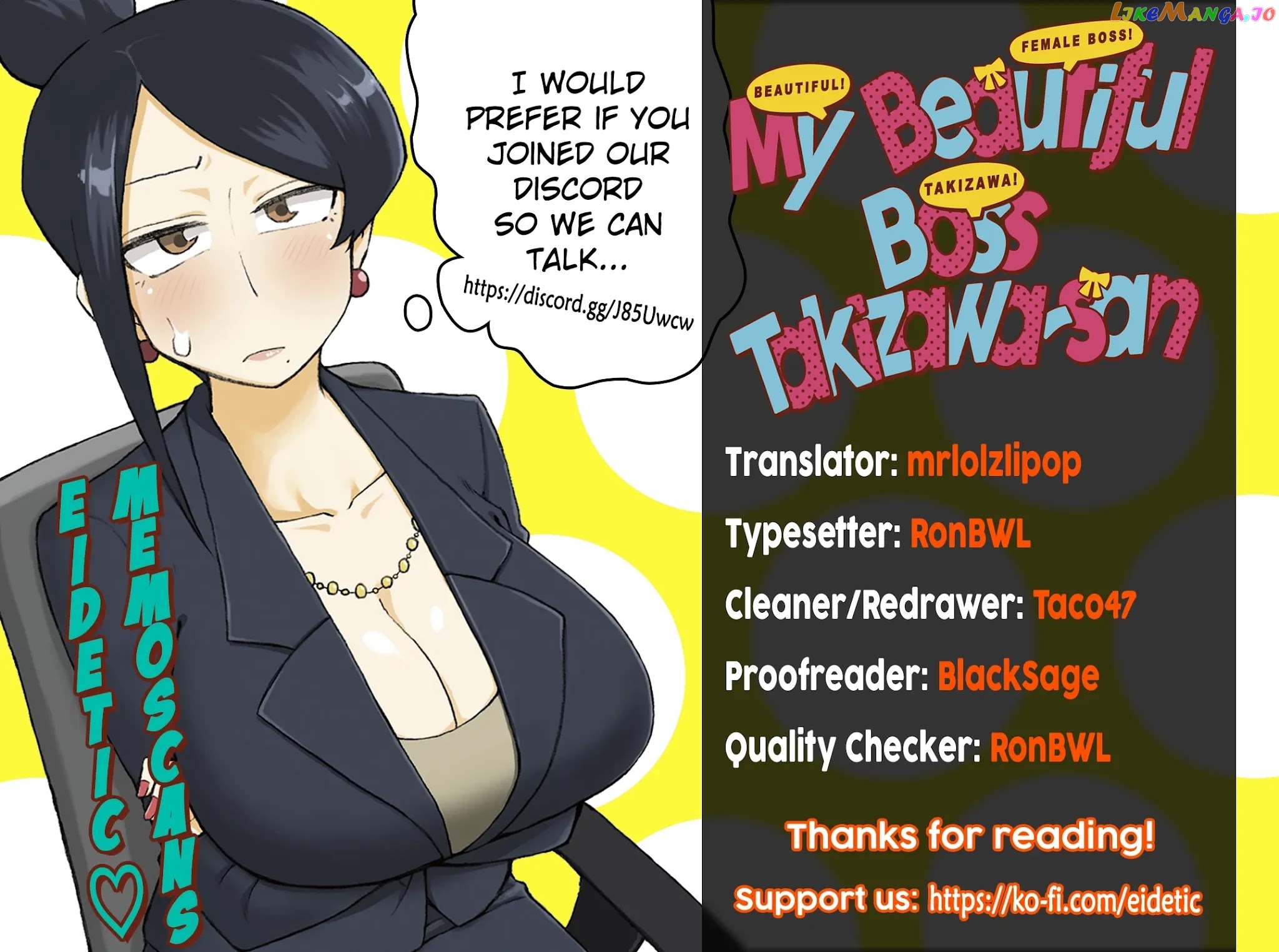Bijin Onna Joushi Takizawa-san chapter 121 - page 8