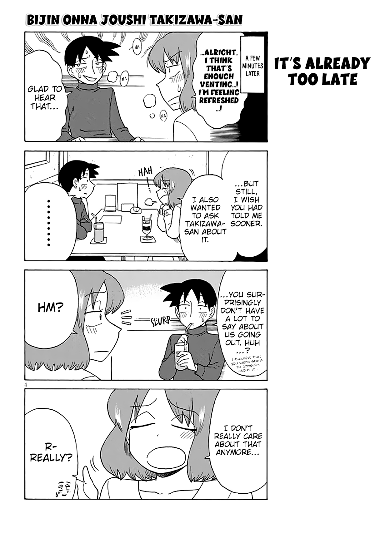 Bijin Onna Joushi Takizawa-san chapter 123 - page 4