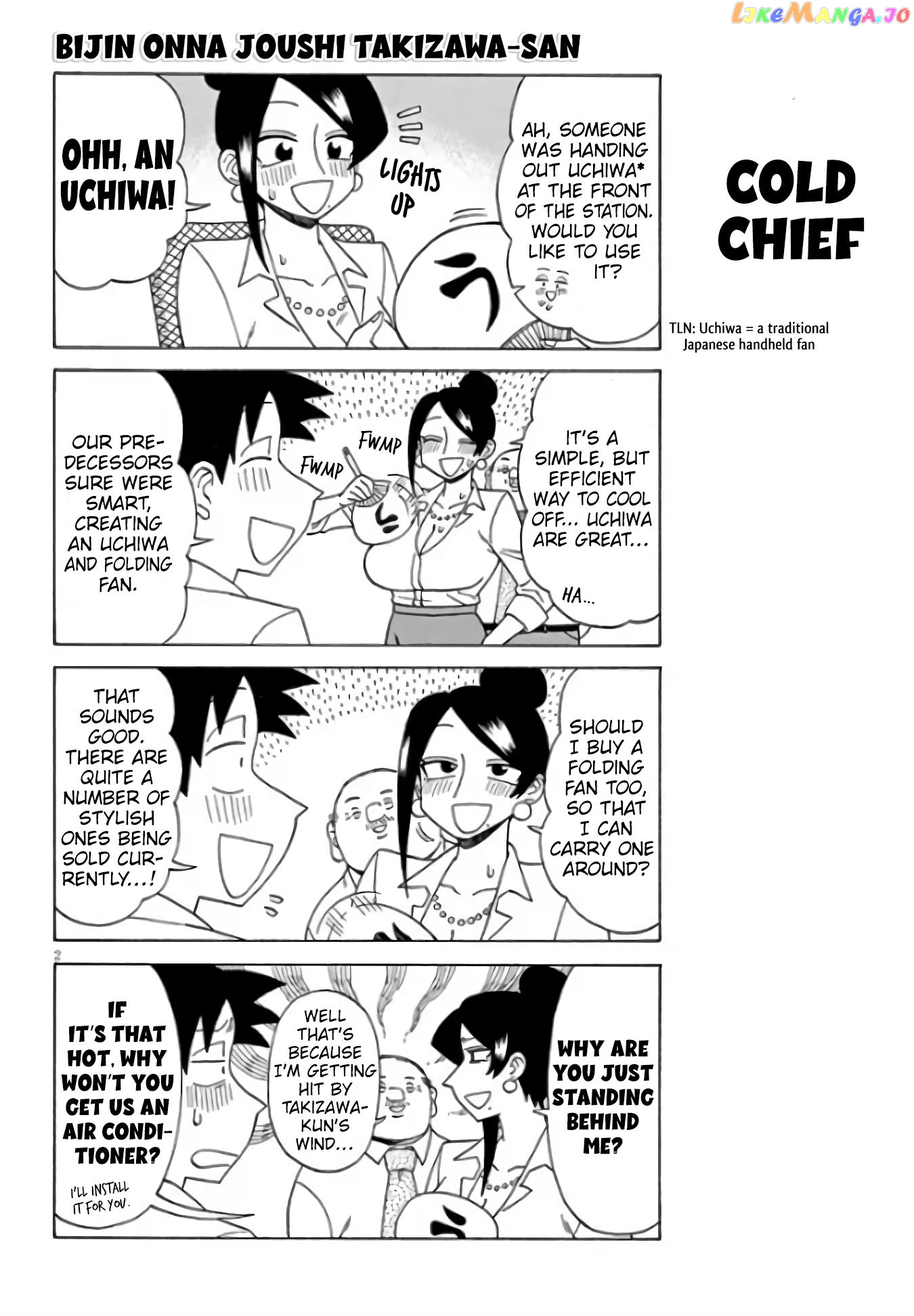 Bijin Onna Joushi Takizawa-san chapter 141 - page 2
