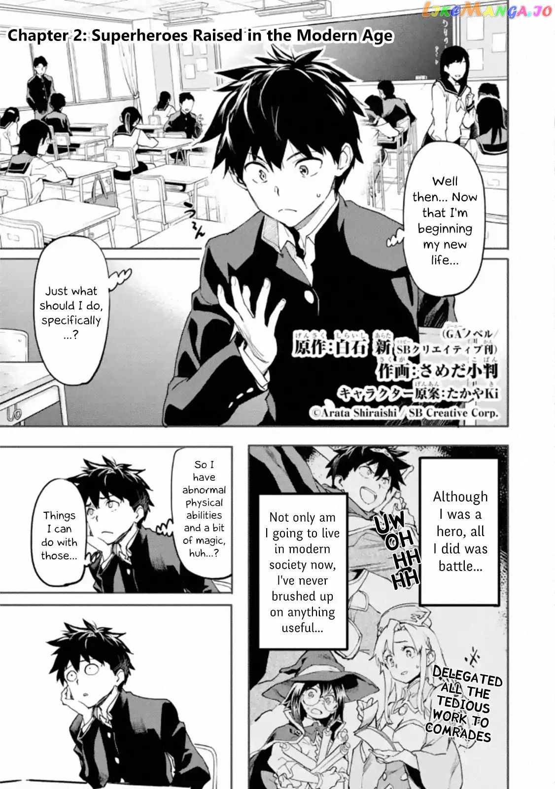 The Hero Who Returned Remains The Strongest In The Modern World chapter 2.1 - page 1