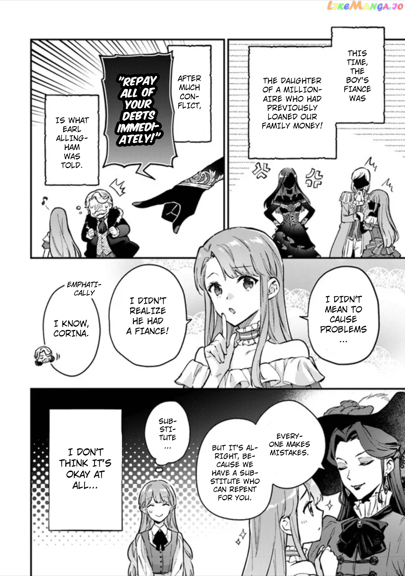 An Incompetent Woman Wants to Be a Villainess ~The Young Lady Who Married as a Substitute for Her Stepsister Didn't Notice the Duke's Doting~ chapter 1 - page 7