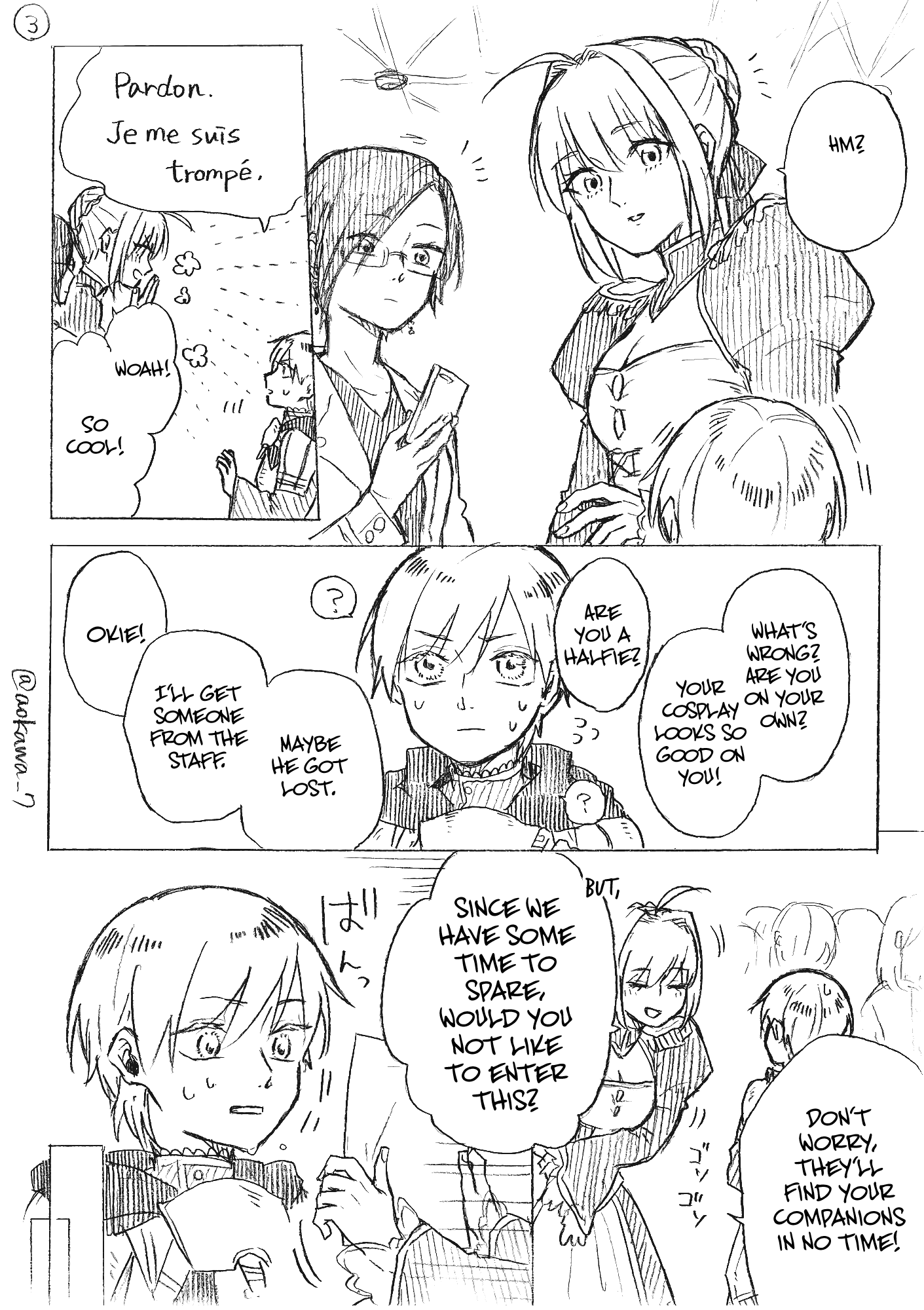 The Manga Where a Crossdressing Cosplayer Gets a Brother chapter 4.2 - page 3