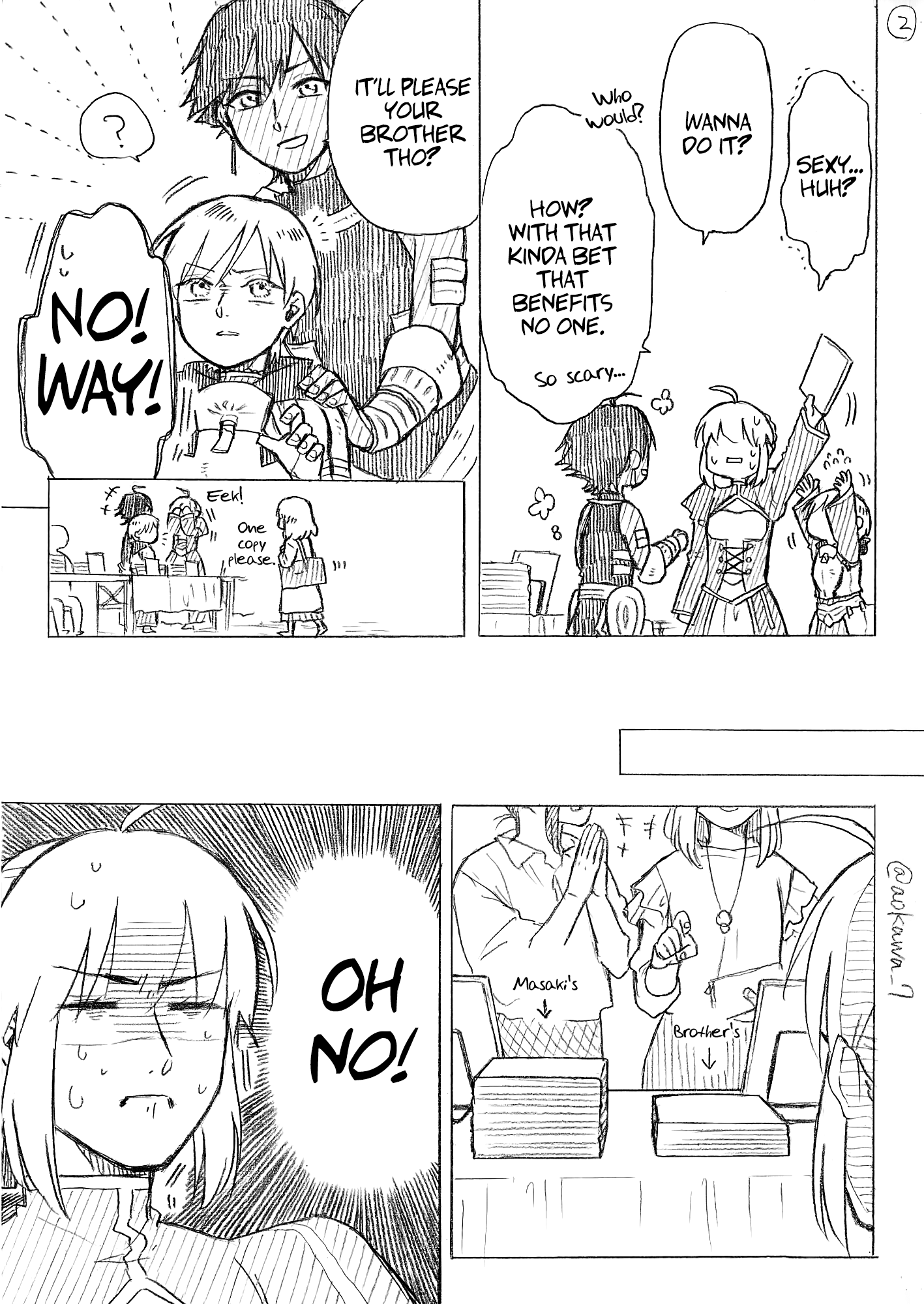 The Manga Where a Crossdressing Cosplayer Gets a Brother chapter 7.3 - page 2