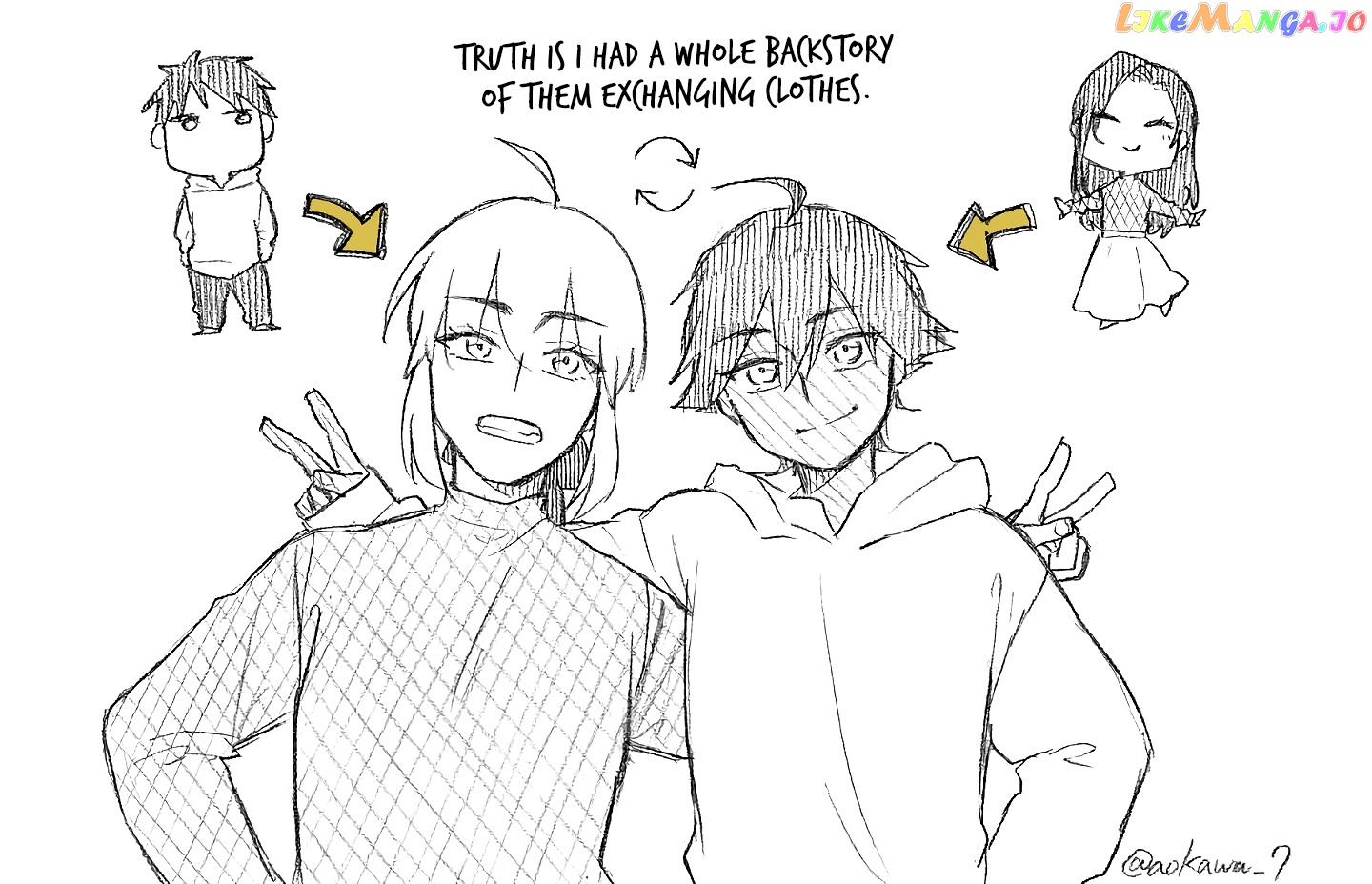 The Manga Where a Crossdressing Cosplayer Gets a Brother chapter 8.1 - page 6