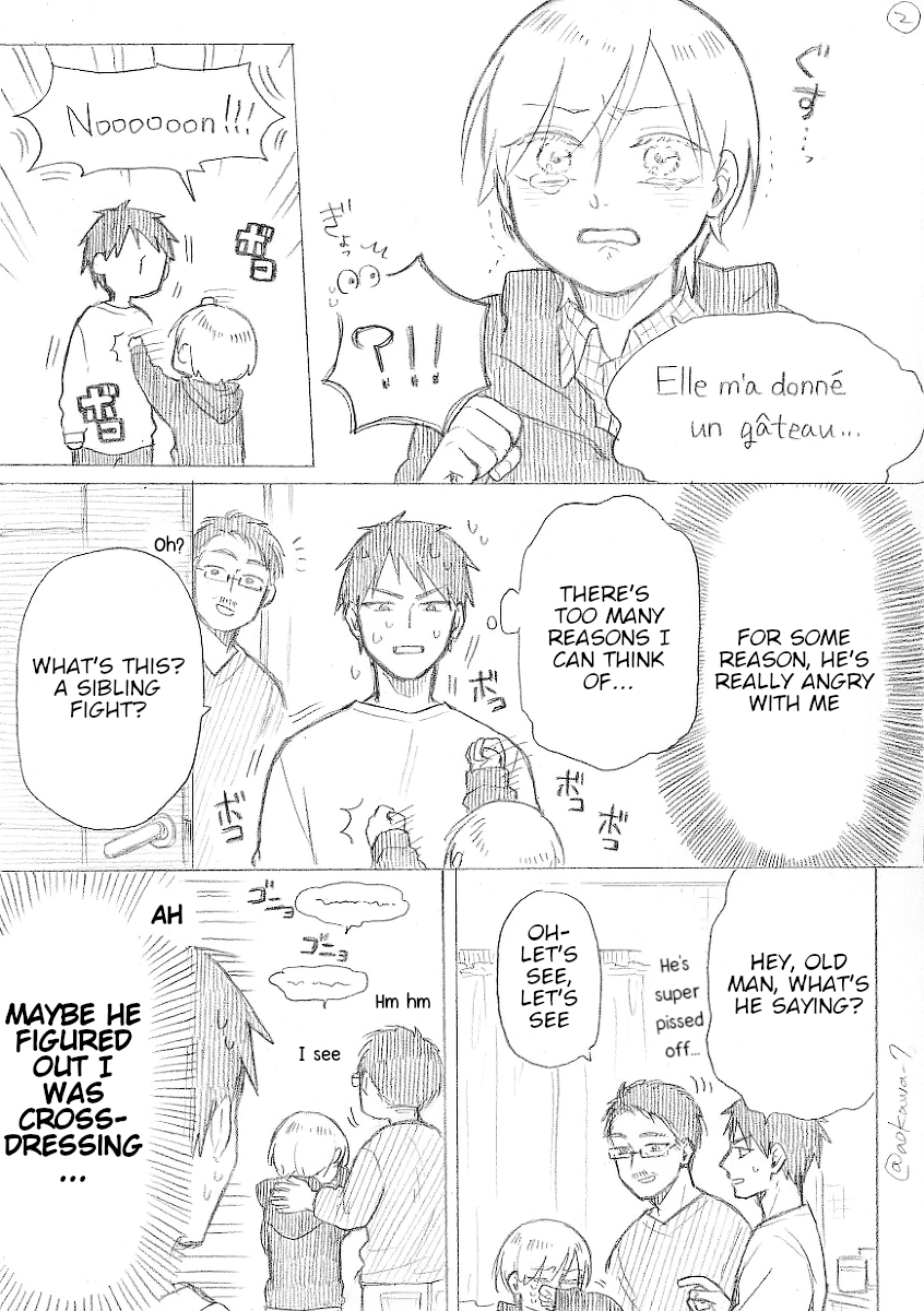 The Manga Where a Crossdressing Cosplayer Gets a Brother chapter 11.1 - page 3