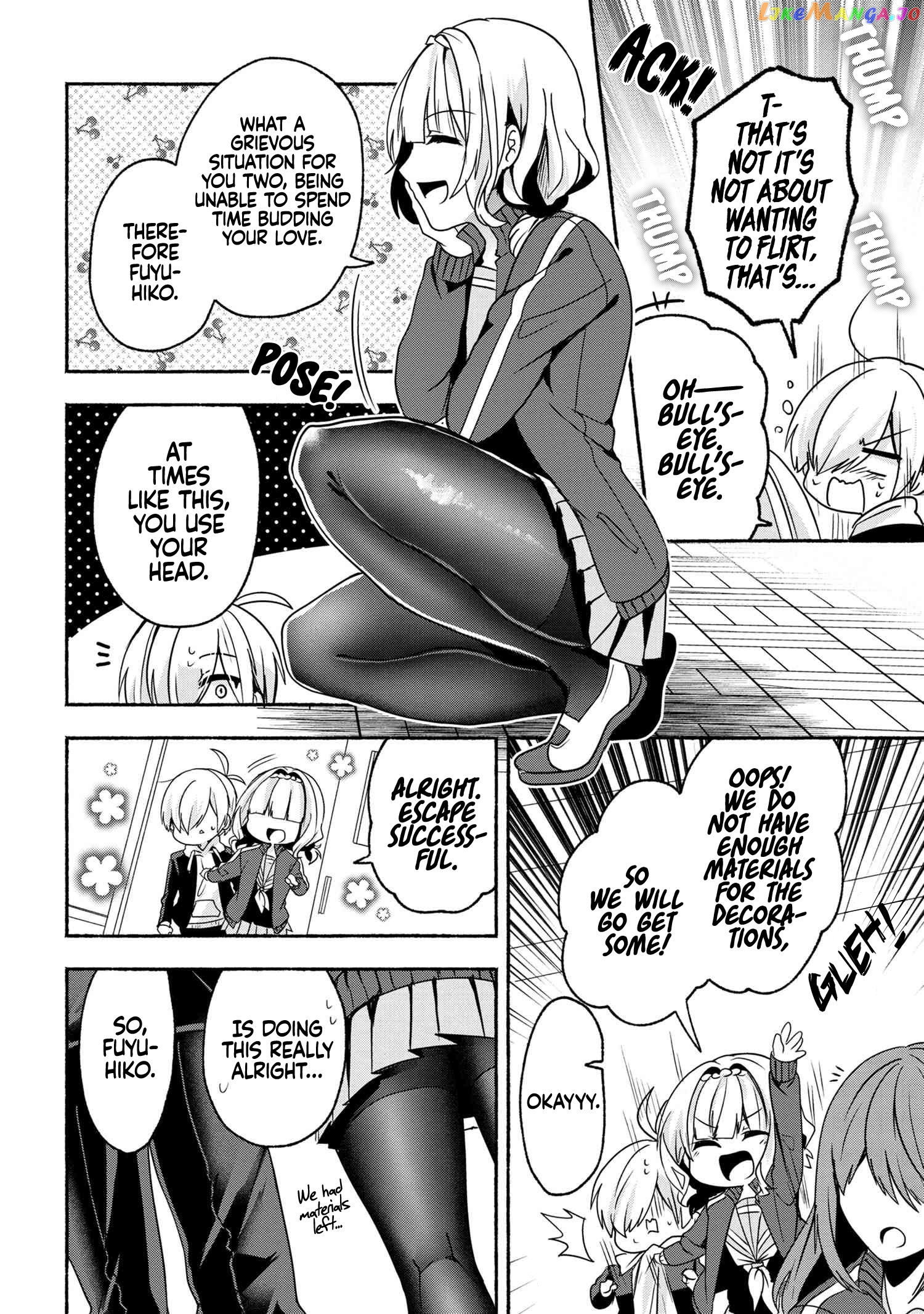 Pashiri na Boku to Koi suru Banchou-san chapter 55 - page 9