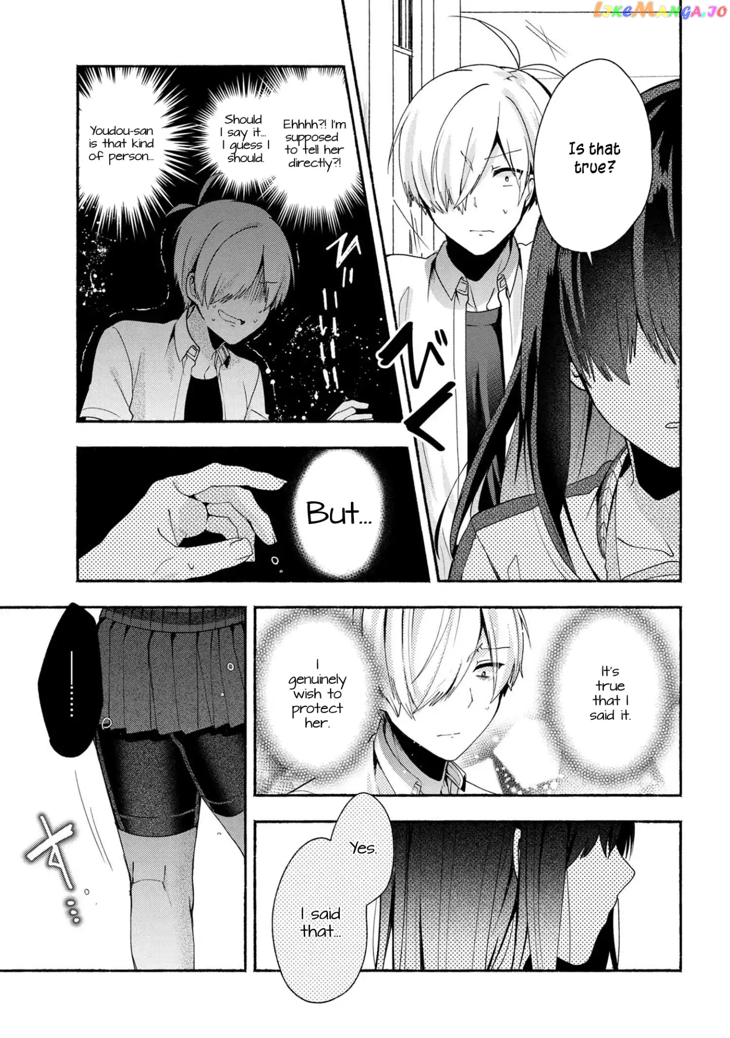 Pashiri na Boku to Koi suru Banchou-san chapter 38 - page 8