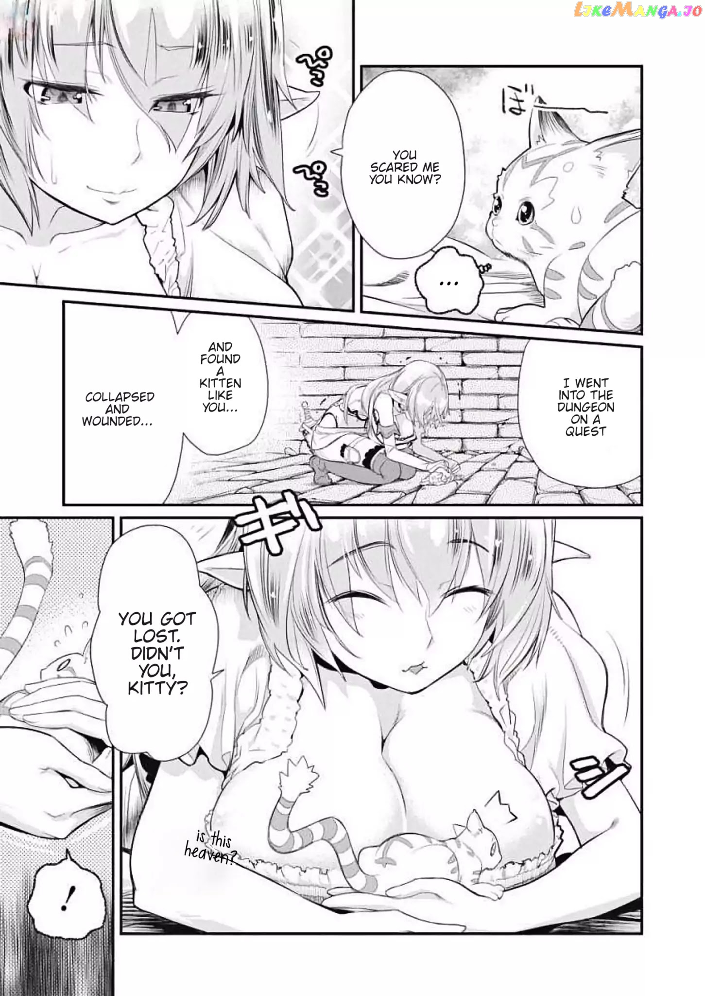 I Am Behemoth Of The S Rank Monster But I Am Mistaken As A Cat And I Live As A Pet Of Elf Girl chapter 1 - page 7