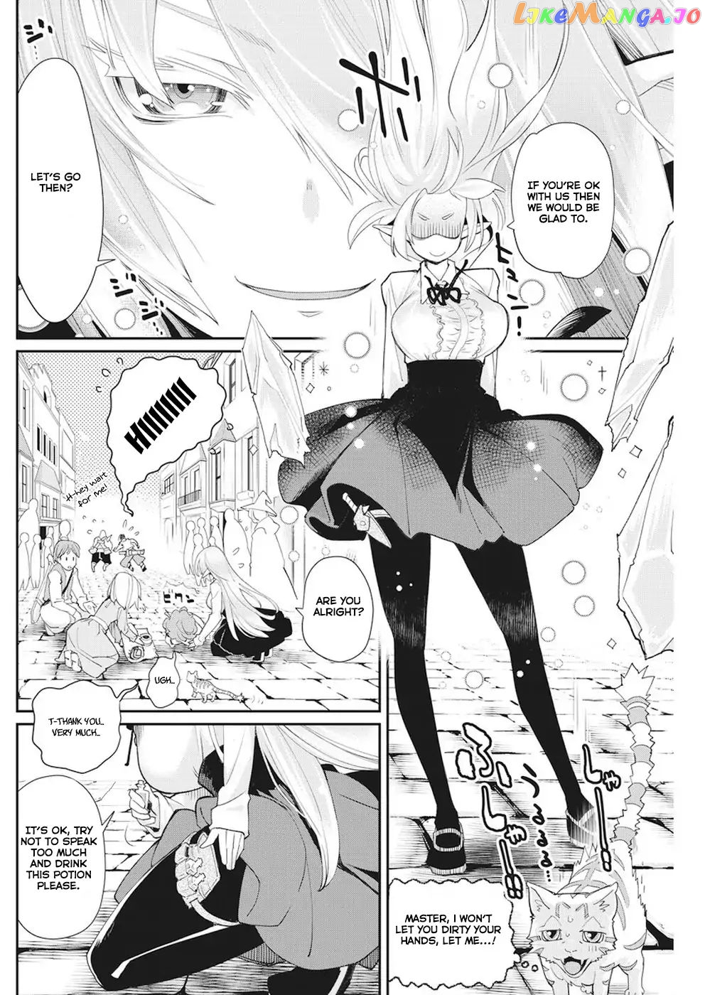 I Am Behemoth Of The S Rank Monster But I Am Mistaken As A Cat And I Live As A Pet Of Elf Girl chapter 9 - page 7