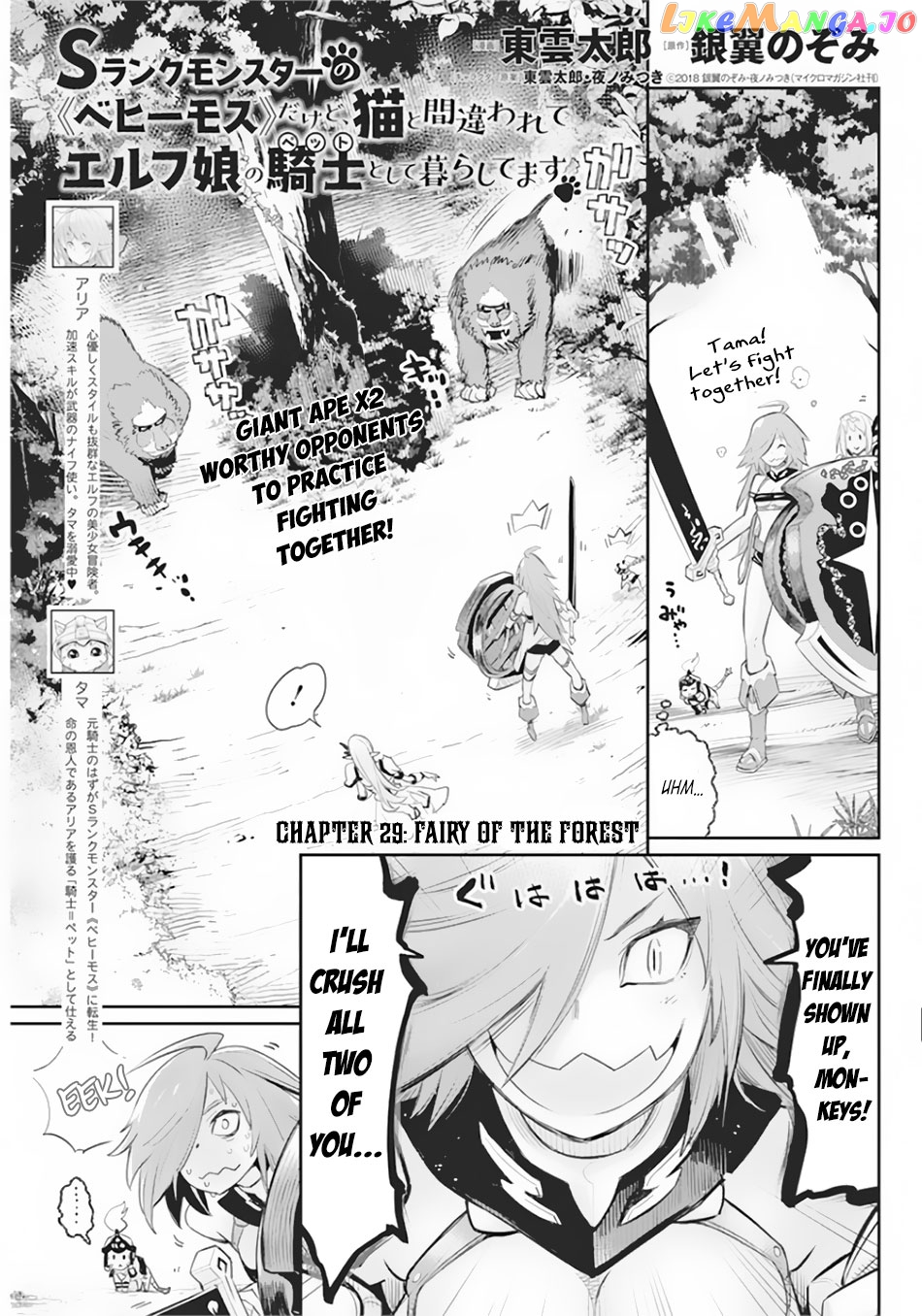 I Am Behemoth Of The S Rank Monster But I Am Mistaken As A Cat And I Live As A Pet Of Elf Girl chapter 29 - page 2