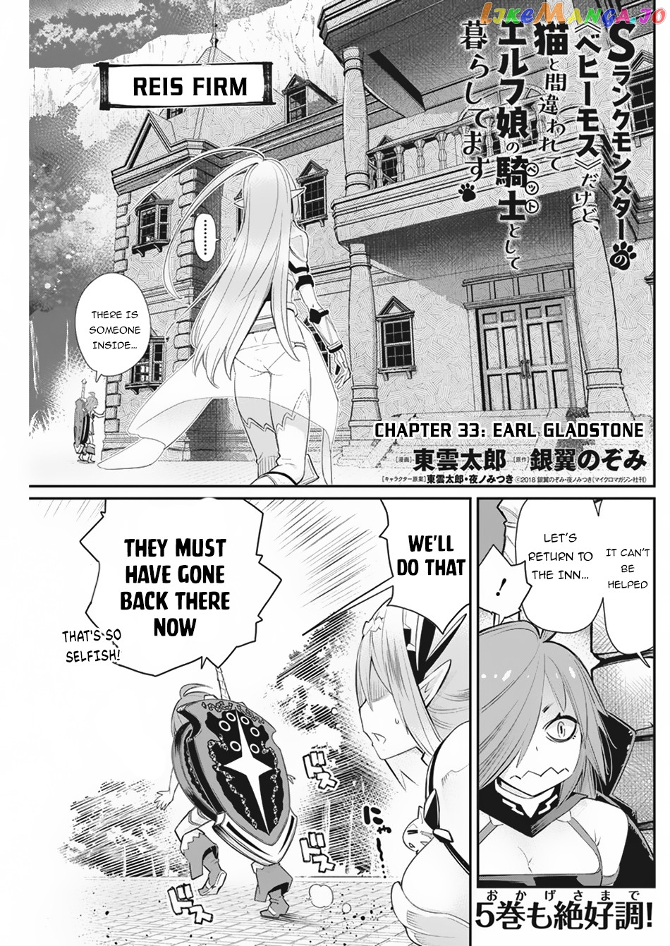 I Am Behemoth Of The S Rank Monster But I Am Mistaken As A Cat And I Live As A Pet Of Elf Girl chapter 33 - page 2