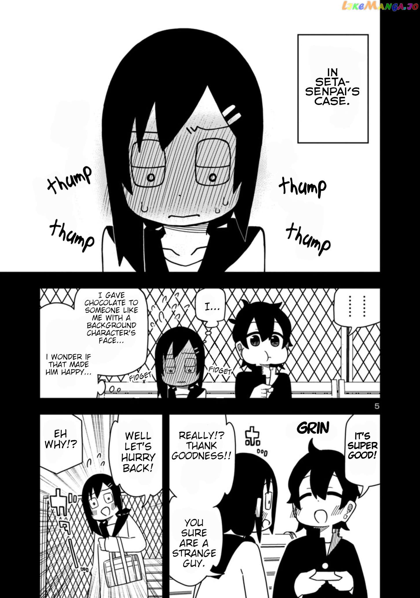 Kawaii Kouhai ni Iwasaretai chapter 58.5 - page 5