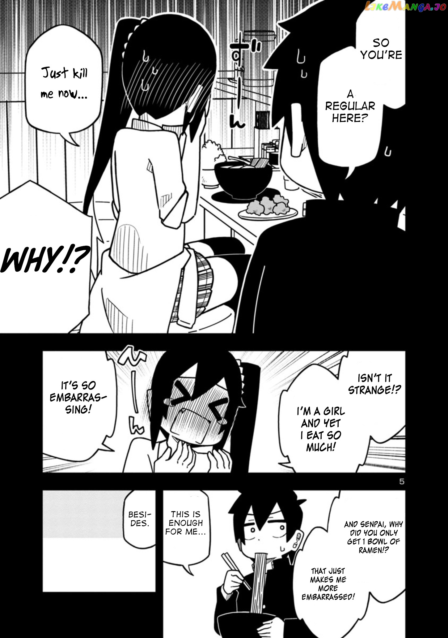 Kawaii Kouhai ni Iwasaretai chapter 60.1 - page 5