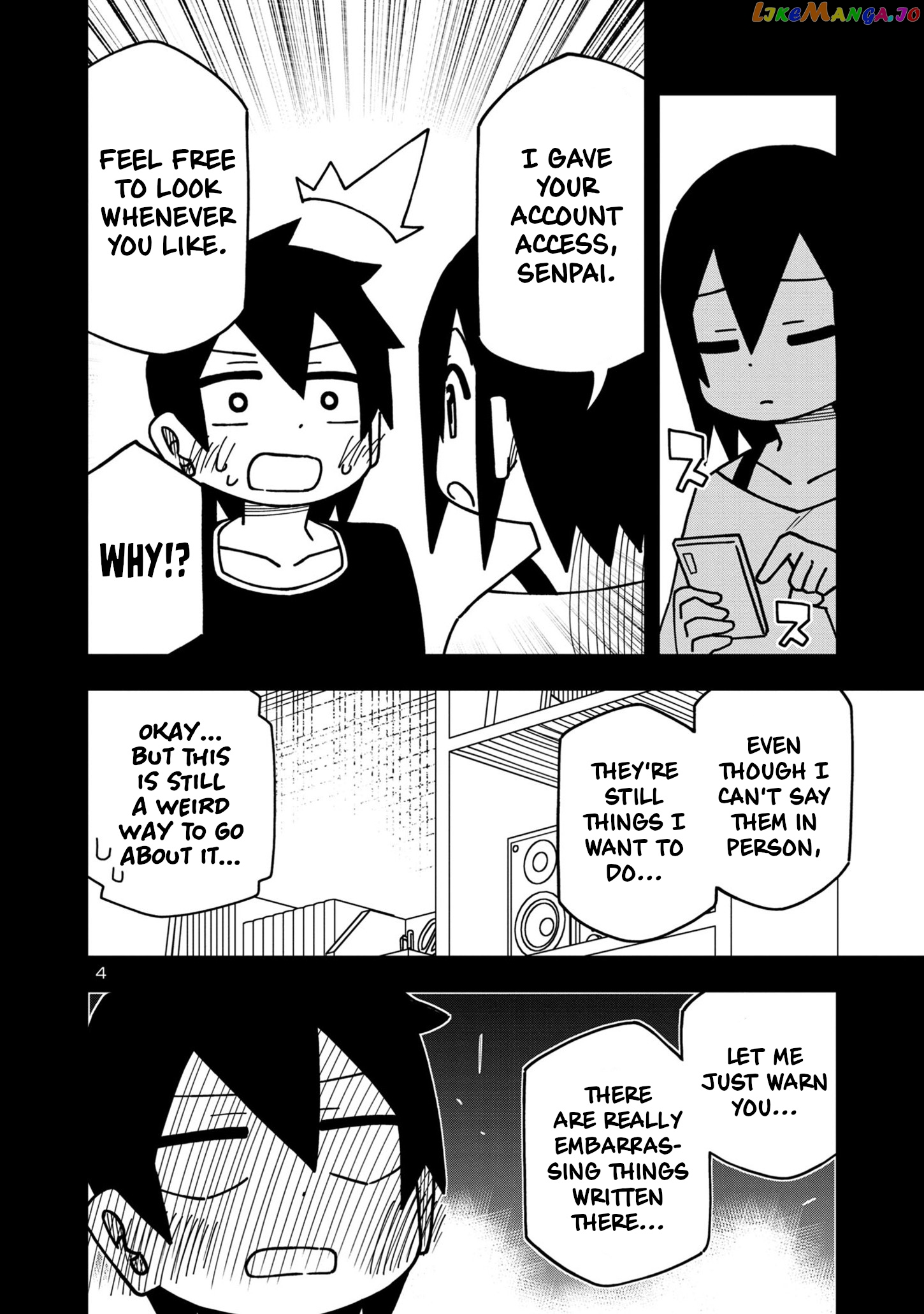 Kawaii Kouhai ni Iwasaretai chapter 93 - page 4