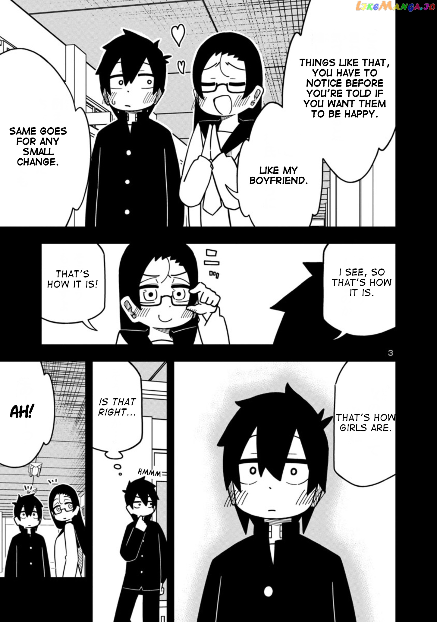 Kawaii Kouhai ni Iwasaretai chapter 60.5 - page 3