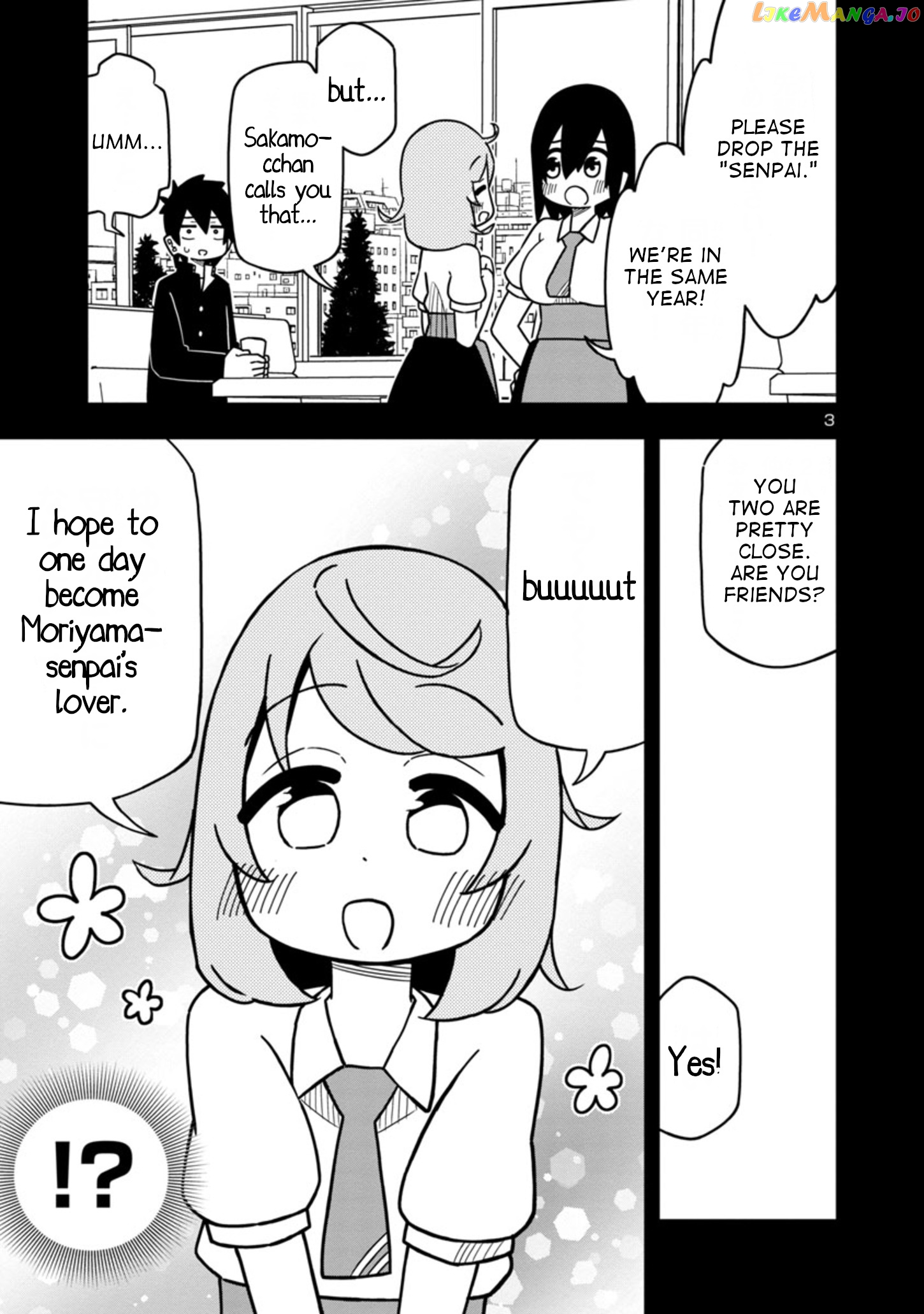 Kawaii Kouhai ni Iwasaretai chapter 60.6 - page 3